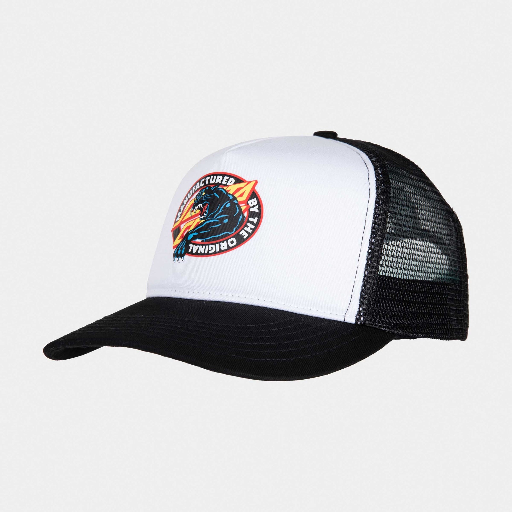 Santa Cruz Natas SC Panther Meshback Cap White/Black