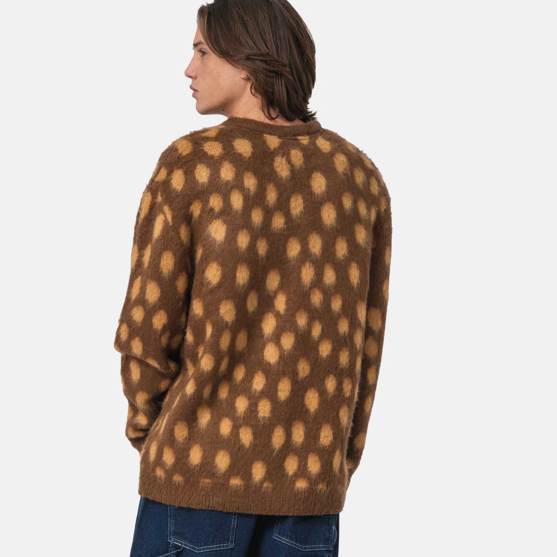 Santa Cruz Jaguar Knit Crew Brown