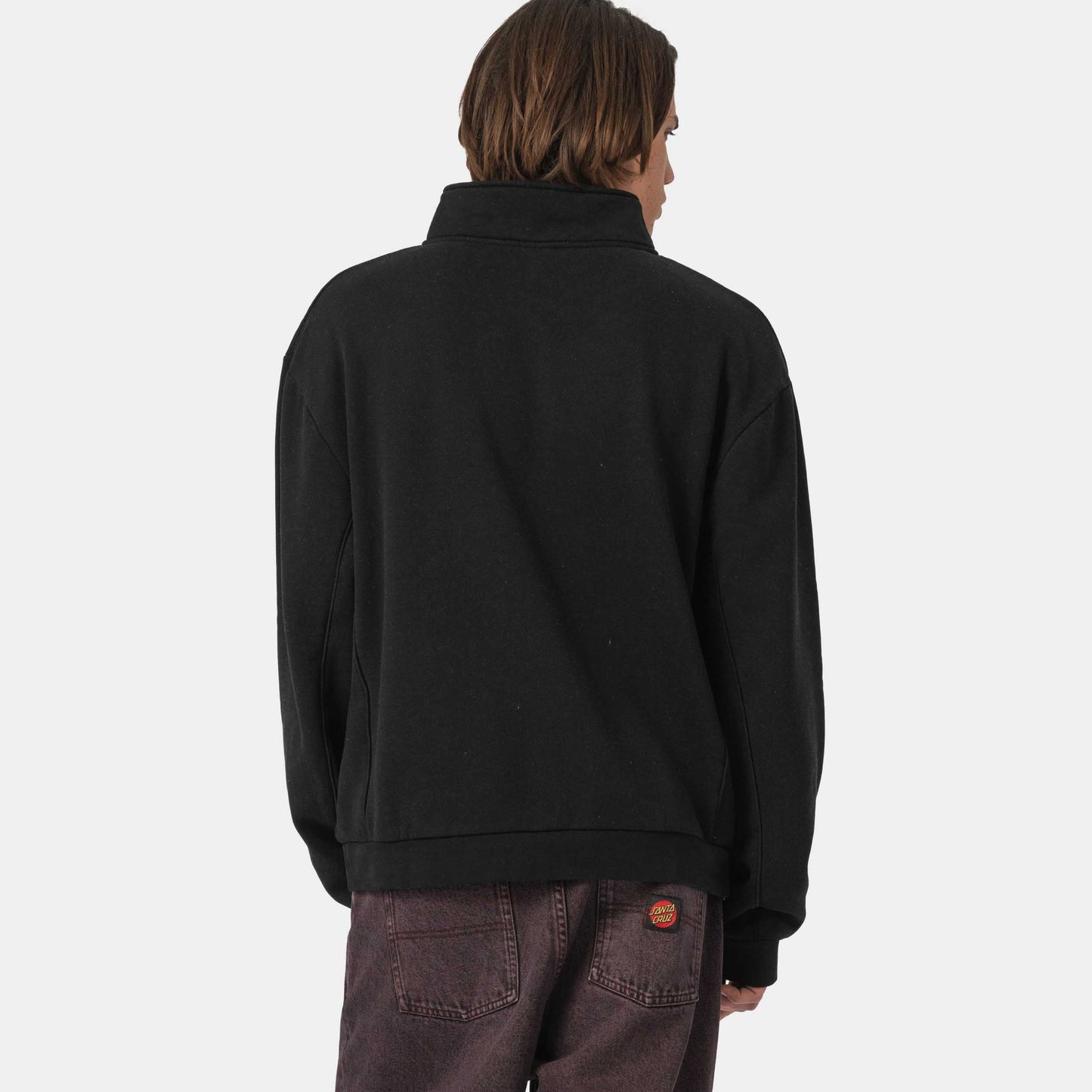 Santa Cruz Team Track Top Crew Black