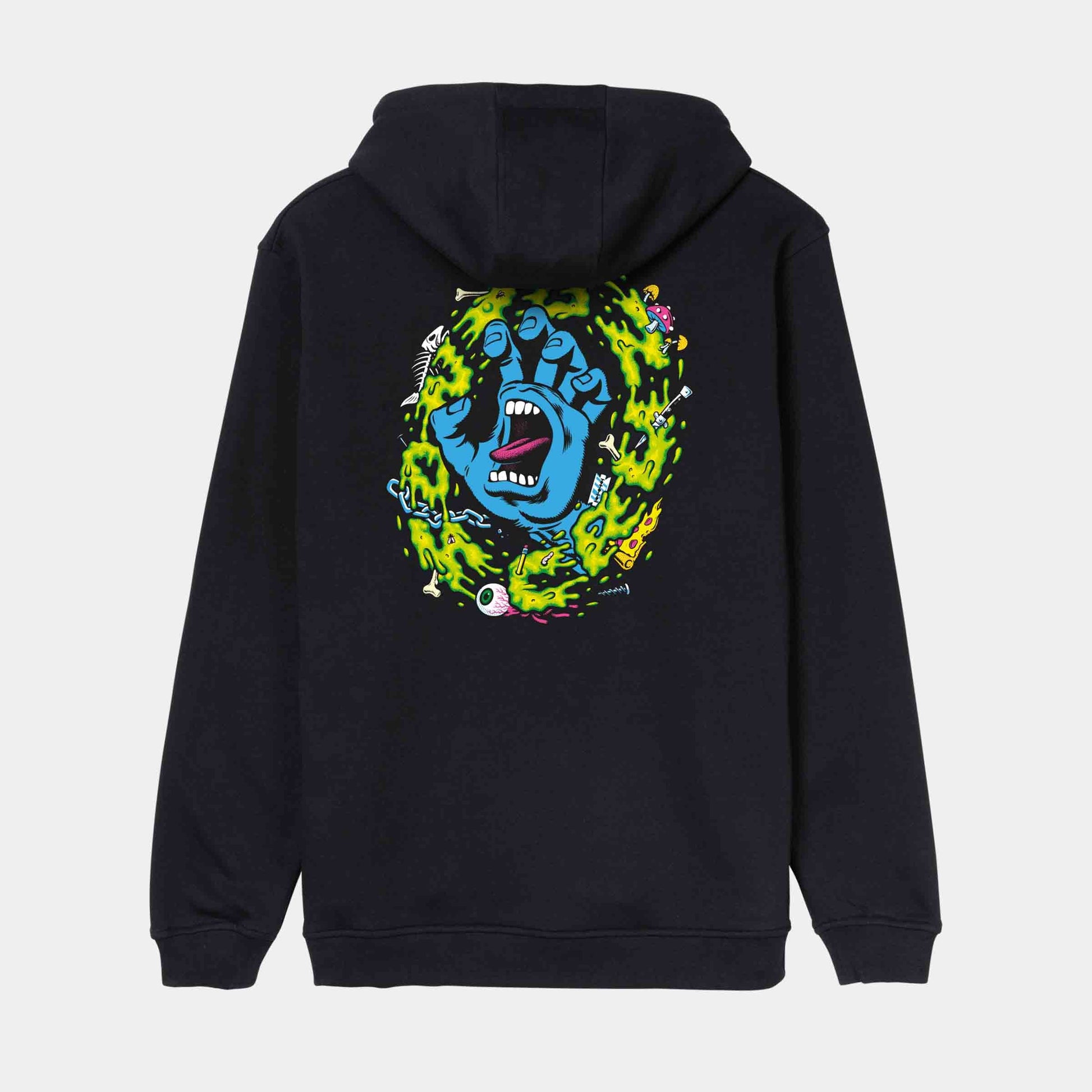 Santa Cruz Slime Scream Hoodie Black
