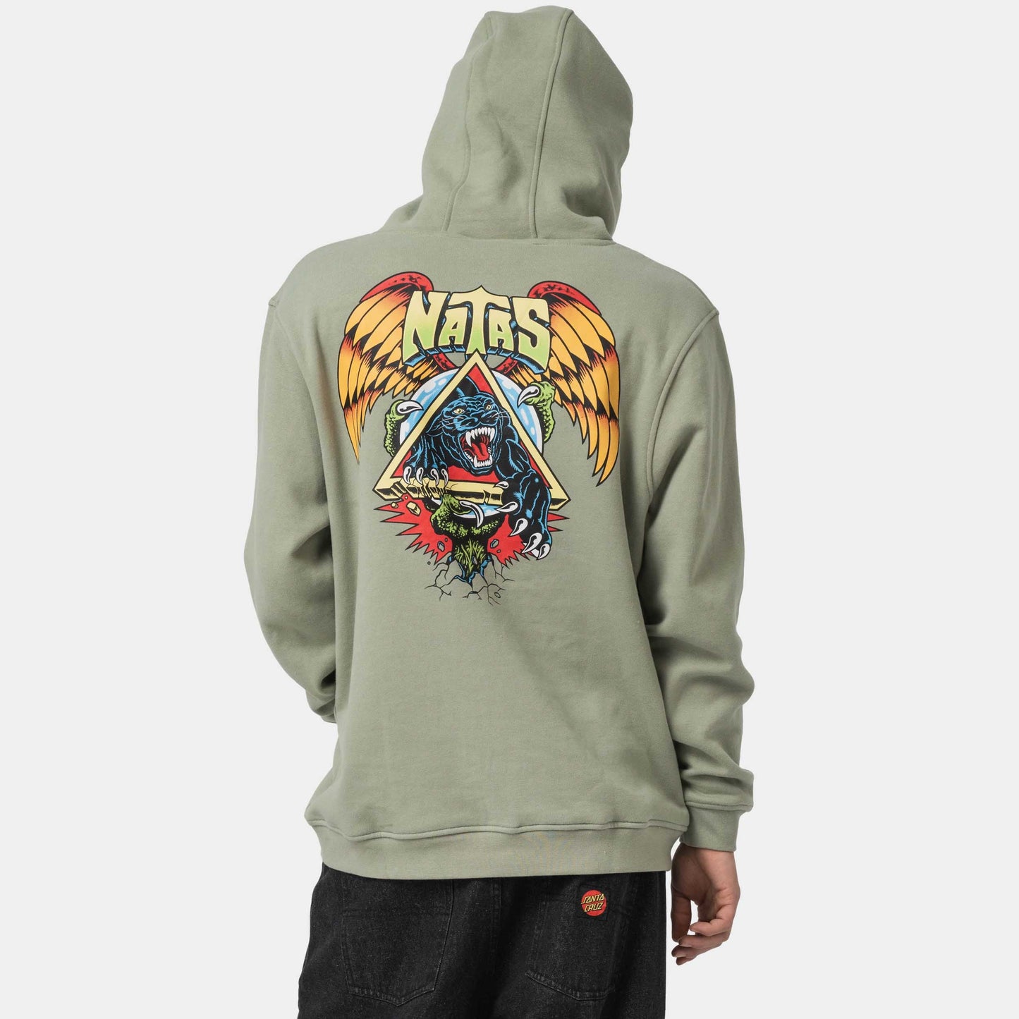 Santa Cruz Natas SC Panther Hoodie Moon Rock