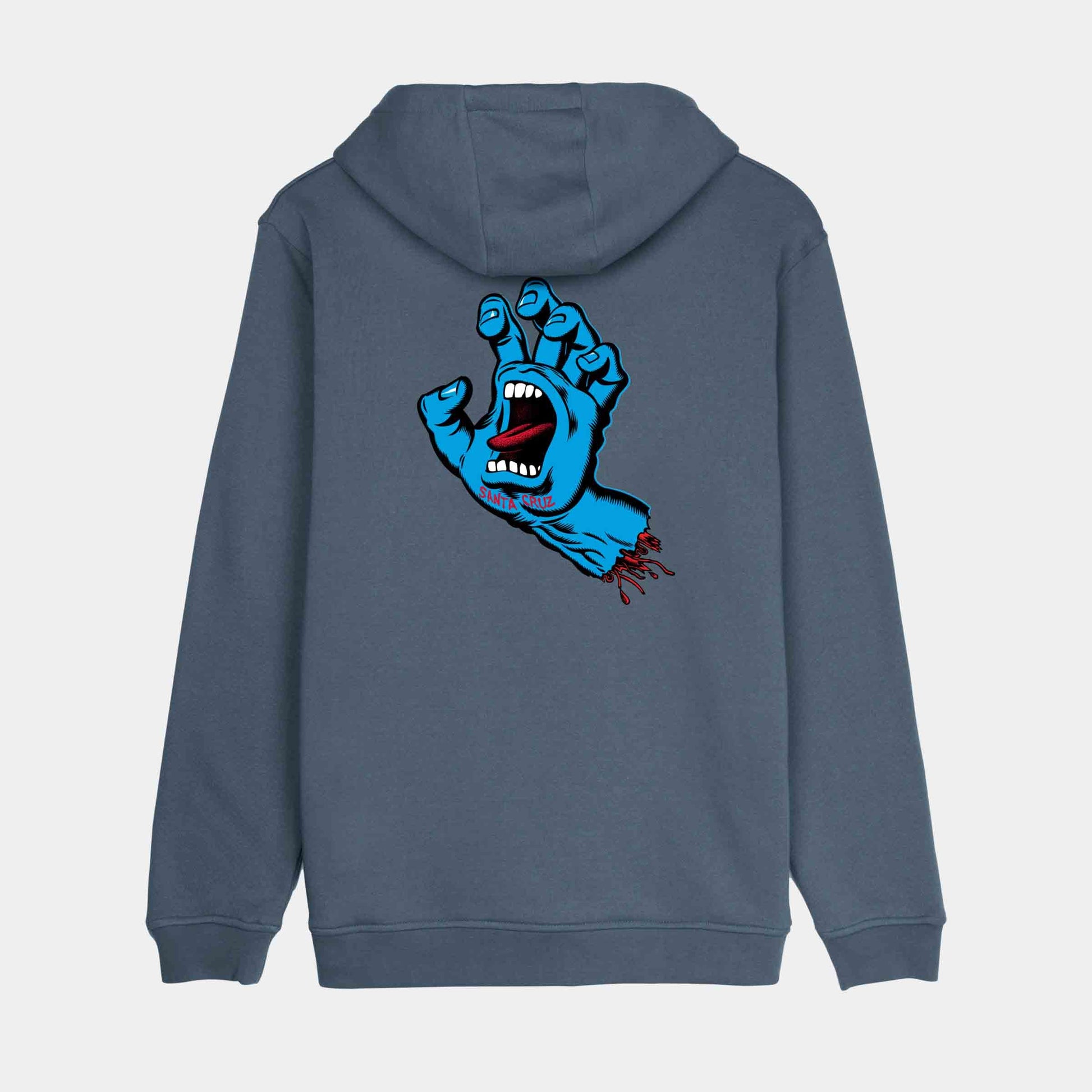 Santa Cruz Screaming Hand Santa Cruz Hoodie Storm Grey