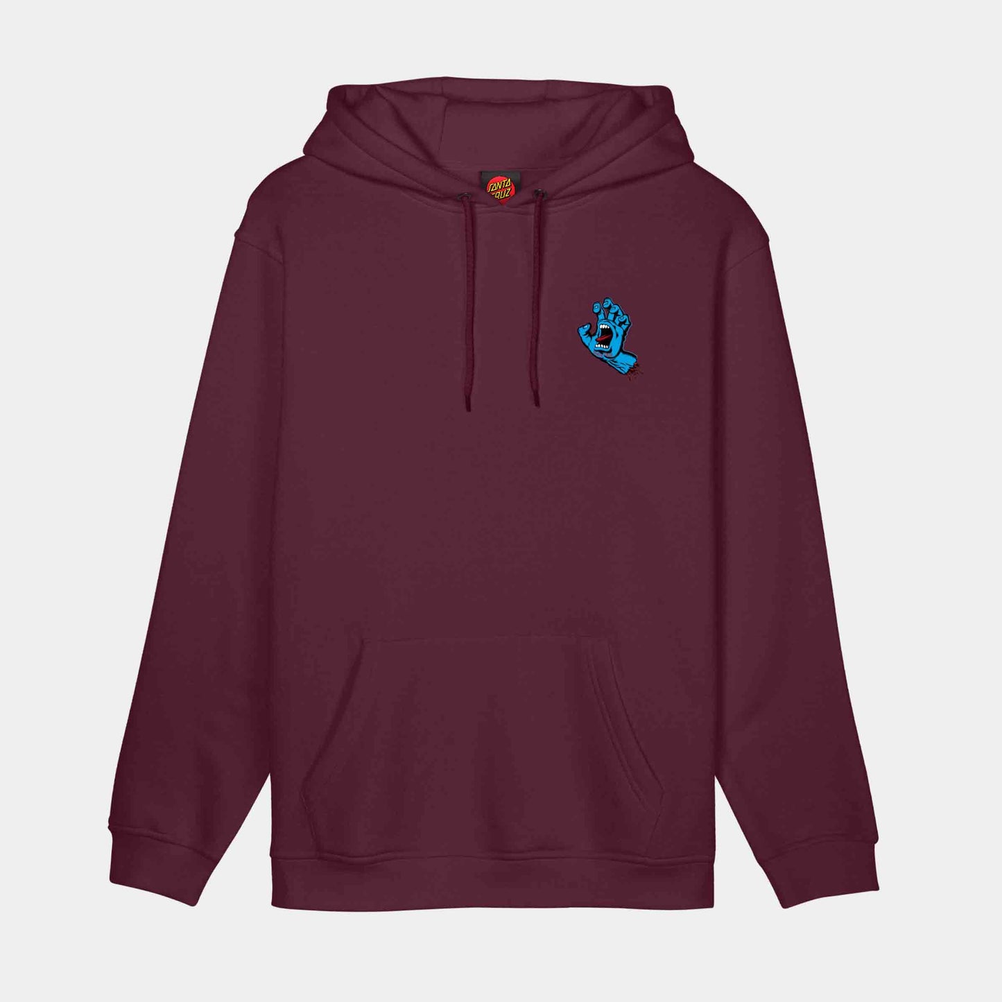 Santa Cruz Screaming Hand Santa Cruz Hoodie Dark Cherry