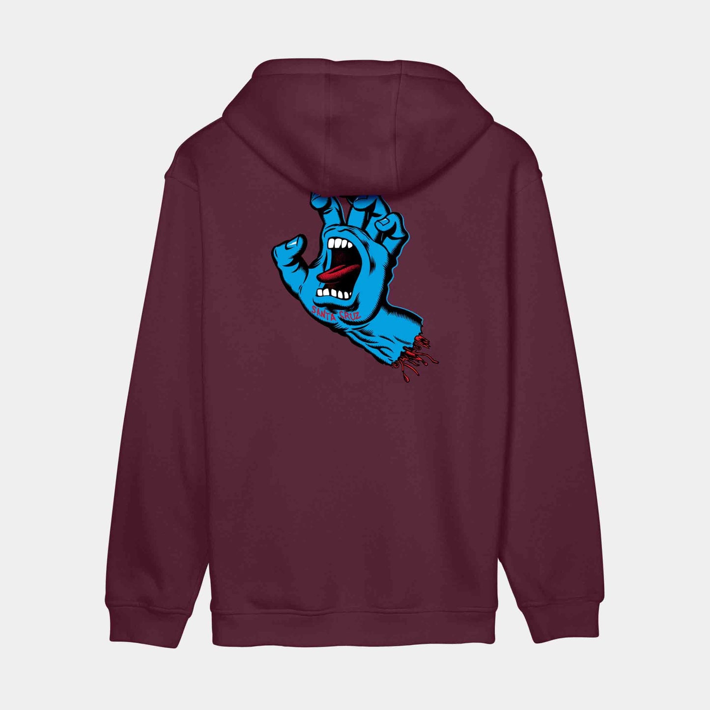 Santa Cruz Screaming Hand Santa Cruz Hoodie Dark Cherry