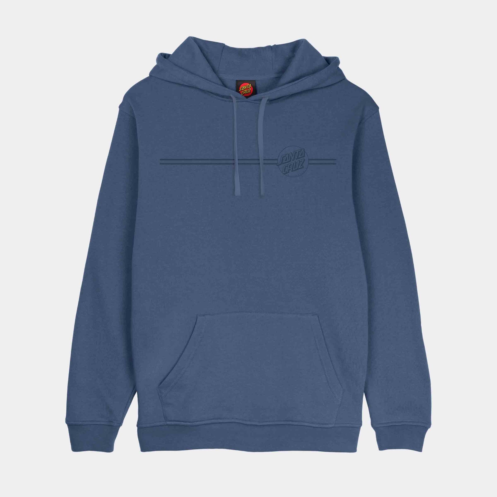 Santa Cruz Tonal Opus Dot Stripe Hoodie Heritage Blue