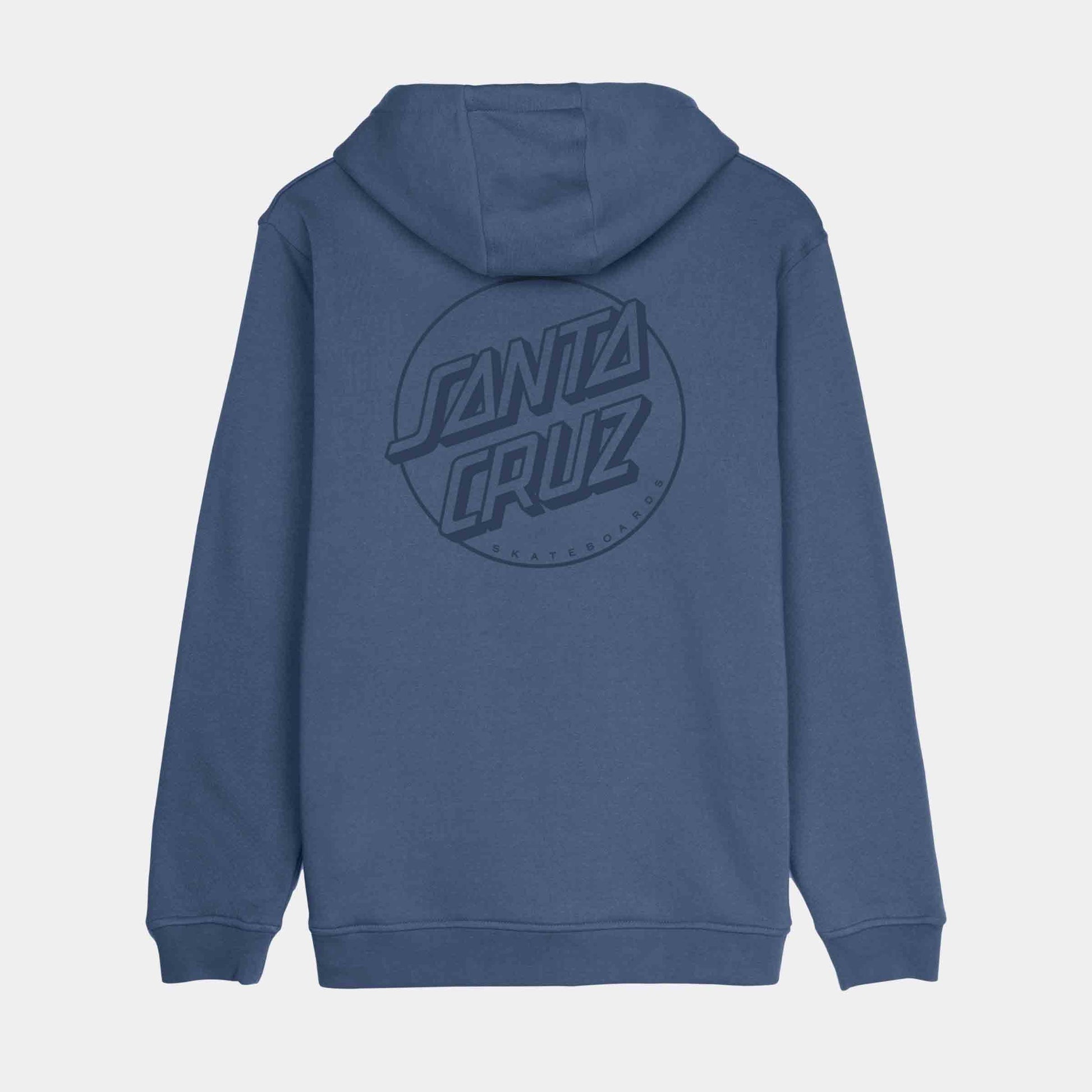 Santa Cruz Tonal Opus Dot Stripe Hoodie Heritage Blue