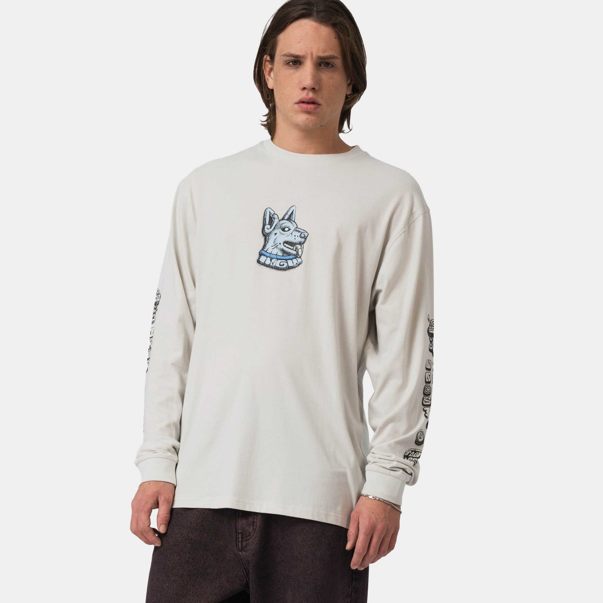Santa Cruz Winkowski Dog LS T-Shirt Longsleeve T-Shirt Mist