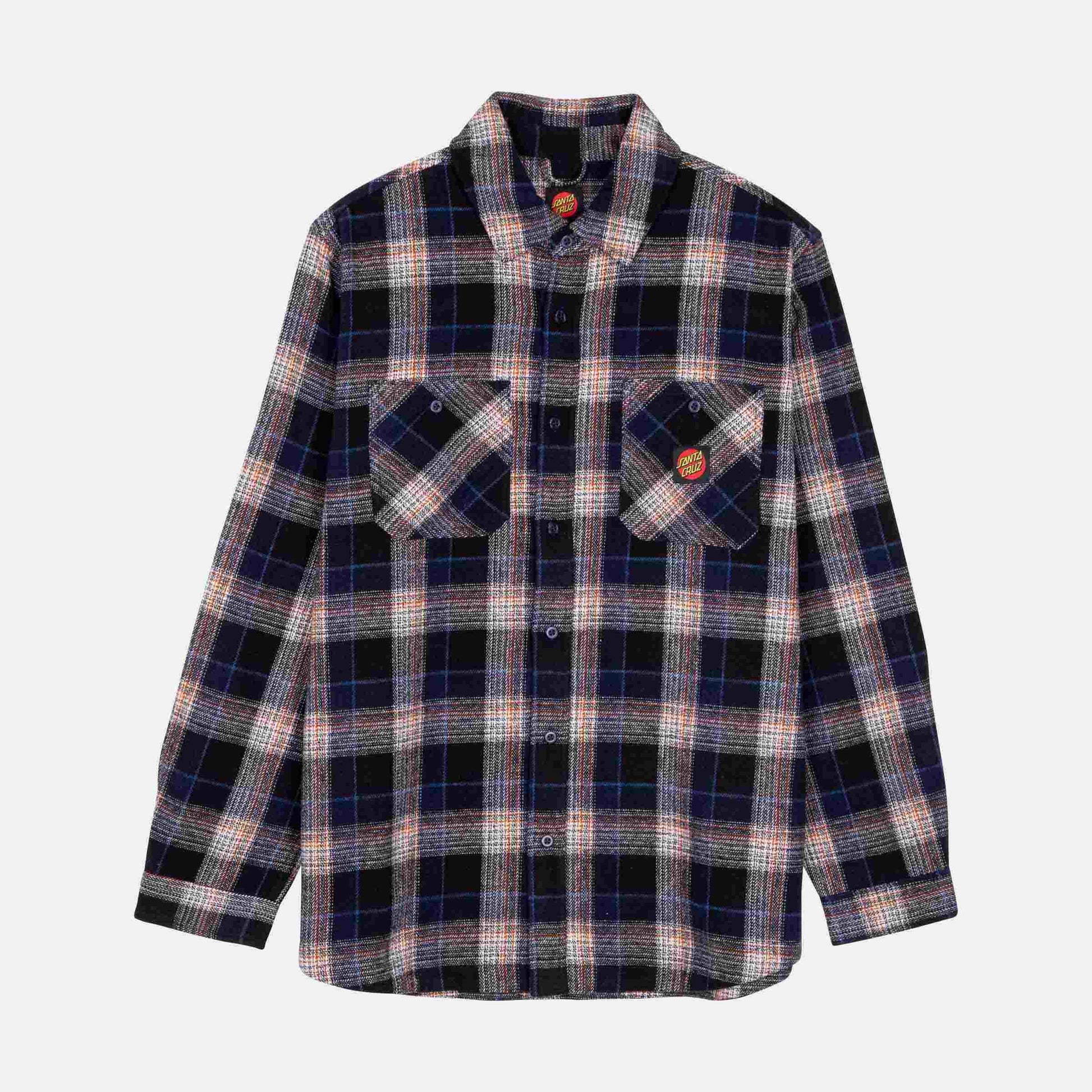 Santa Cruz Apex Shirt Navy Check