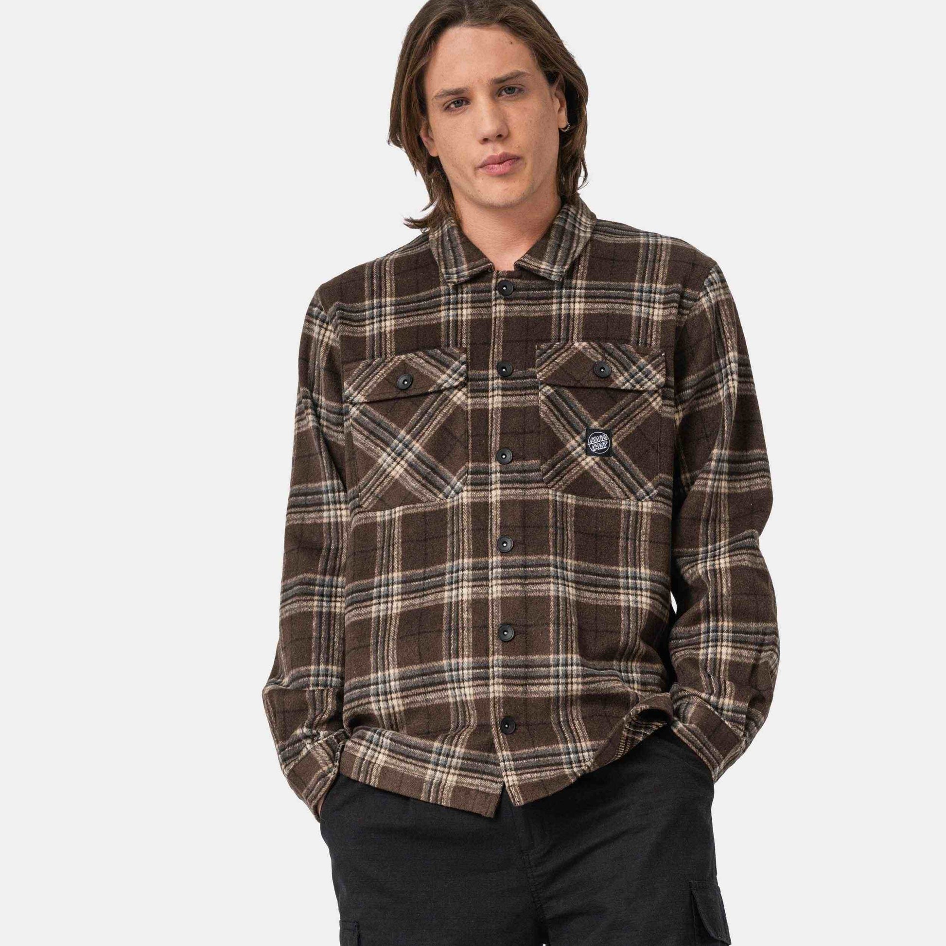 Santa Cruz Lodge Shirt Chestnut Check
