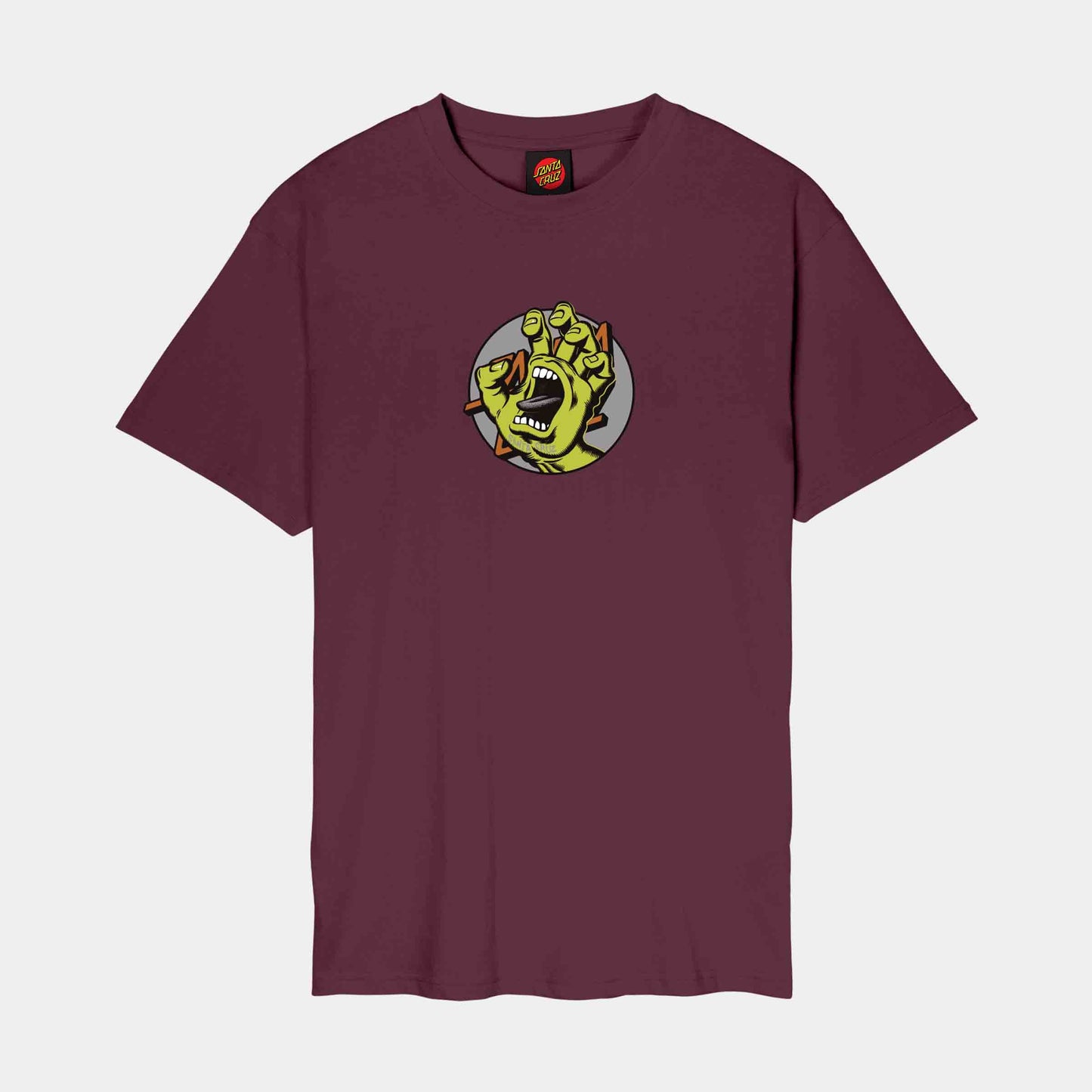 Santa Cruz Hand Dot T-Shirt Dark Cherry