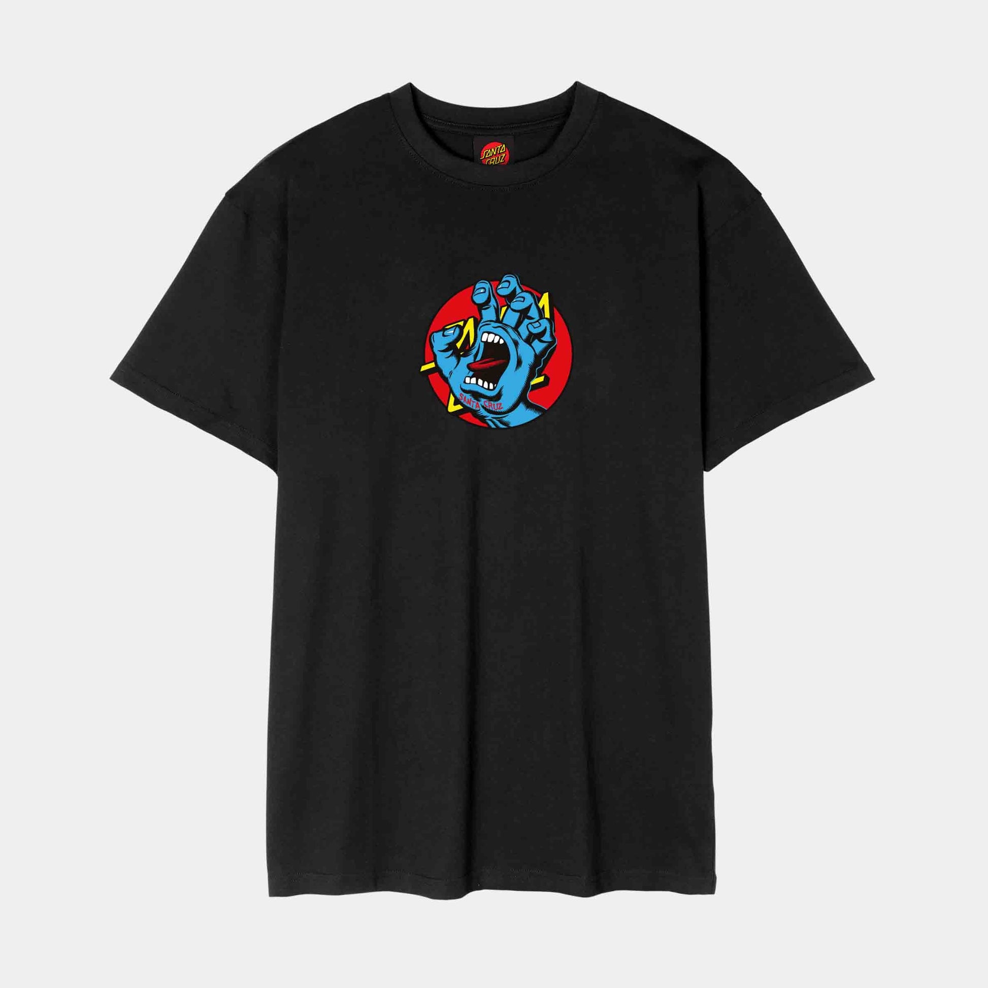 Santa Cruz Hand Dot T-Shirt Black