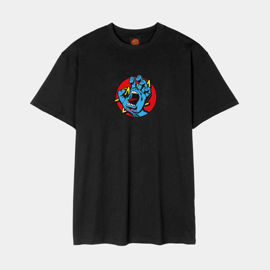 Santa Cruz Hand Dot T-Shirt Black