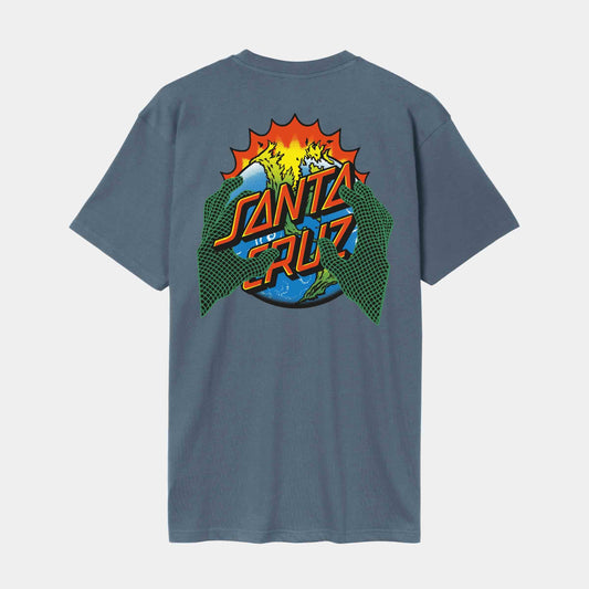 Santa Cruz Kendall End Of The Dot T-Shirt Storm Grey