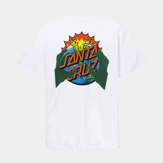 Santa Cruz Kendall End Of The Dot T-Shirt White