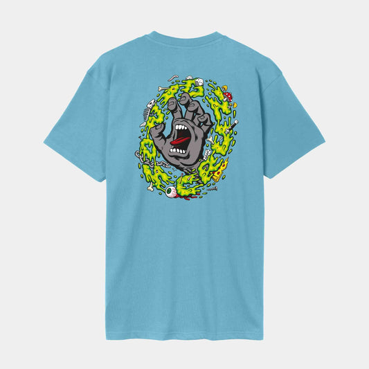 Santa Cruz Slime Scream T-Shirt Norse Blue