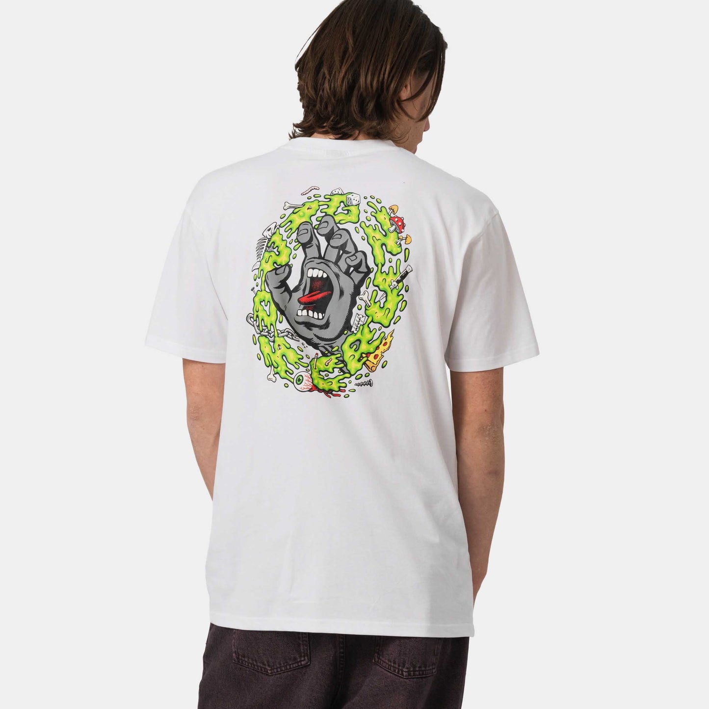Santa Cruz Slime Scream T-Shirt White