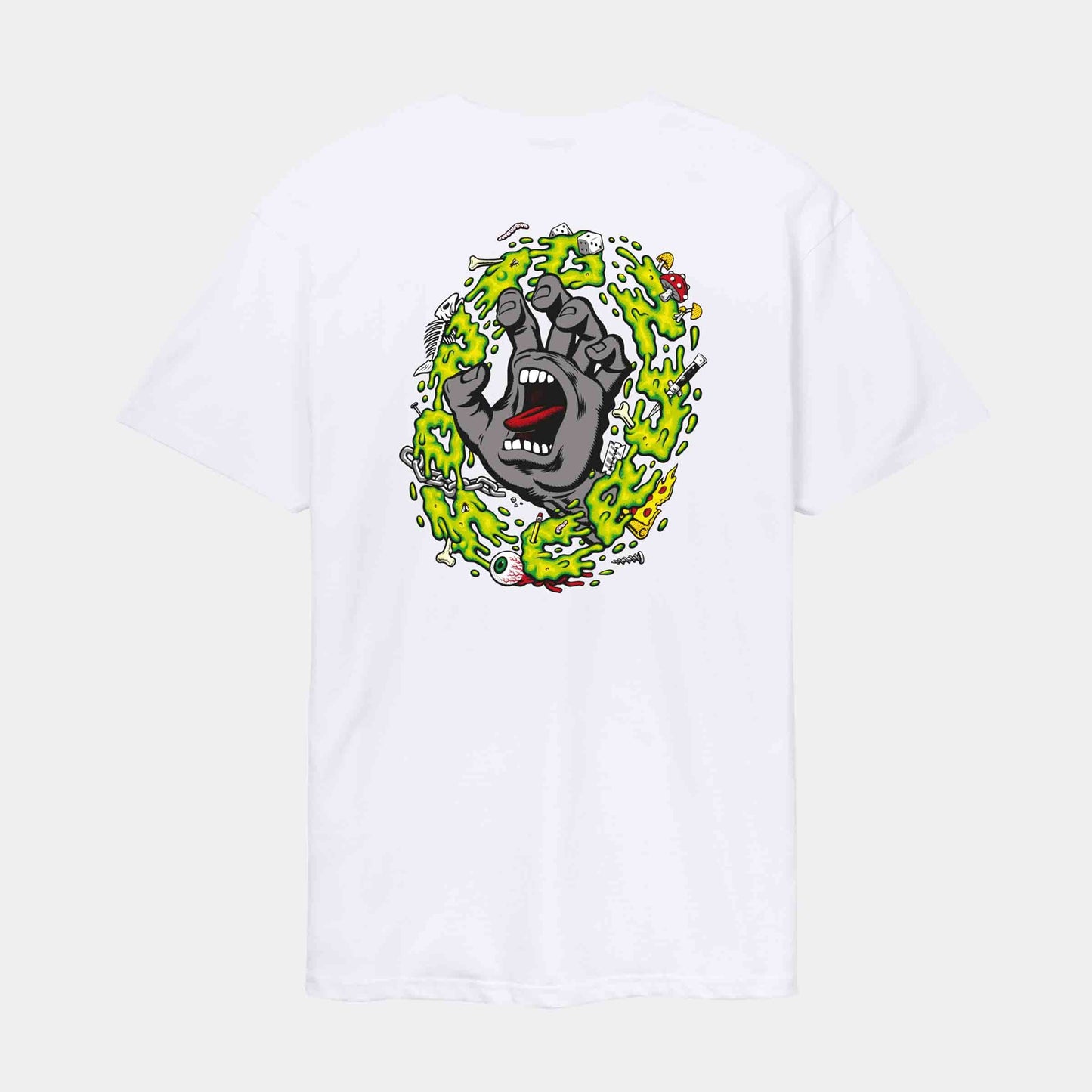 Santa Cruz Slime Scream T-Shirt White
