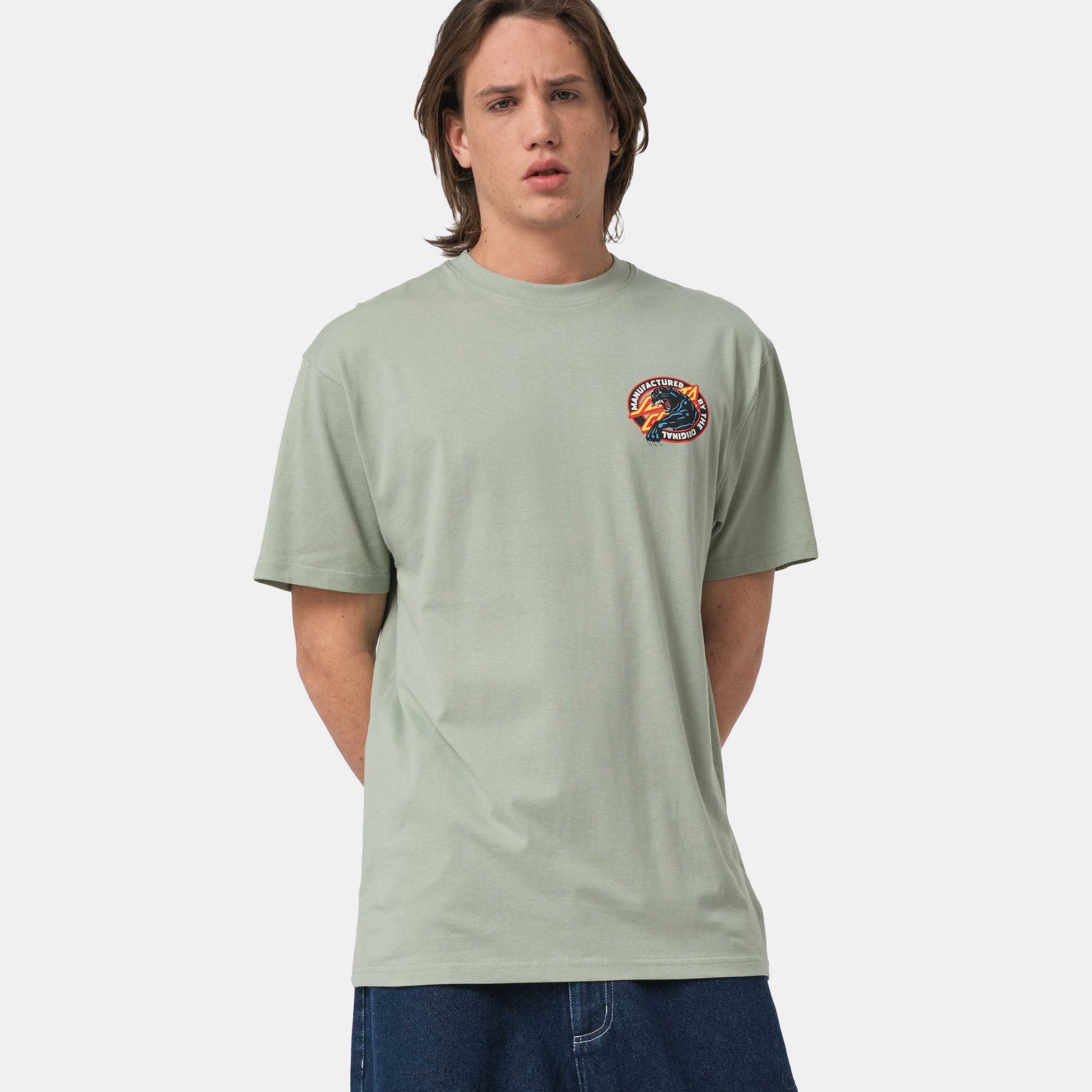 Santa Cruz Natas SC Panther T-Shirt Moon Rock