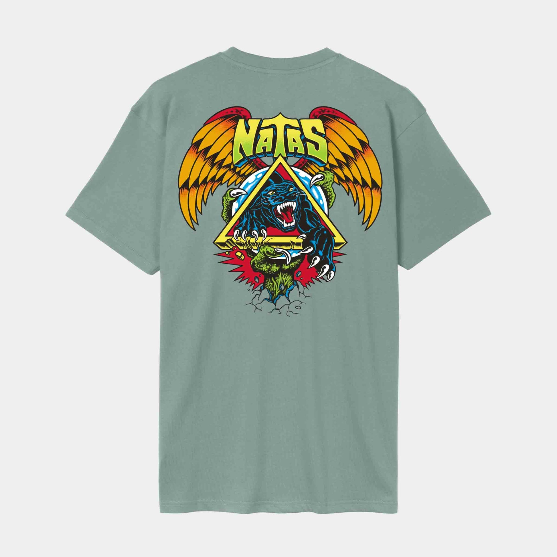 Santa Cruz Natas SC Panther T-Shirt Moon Rock