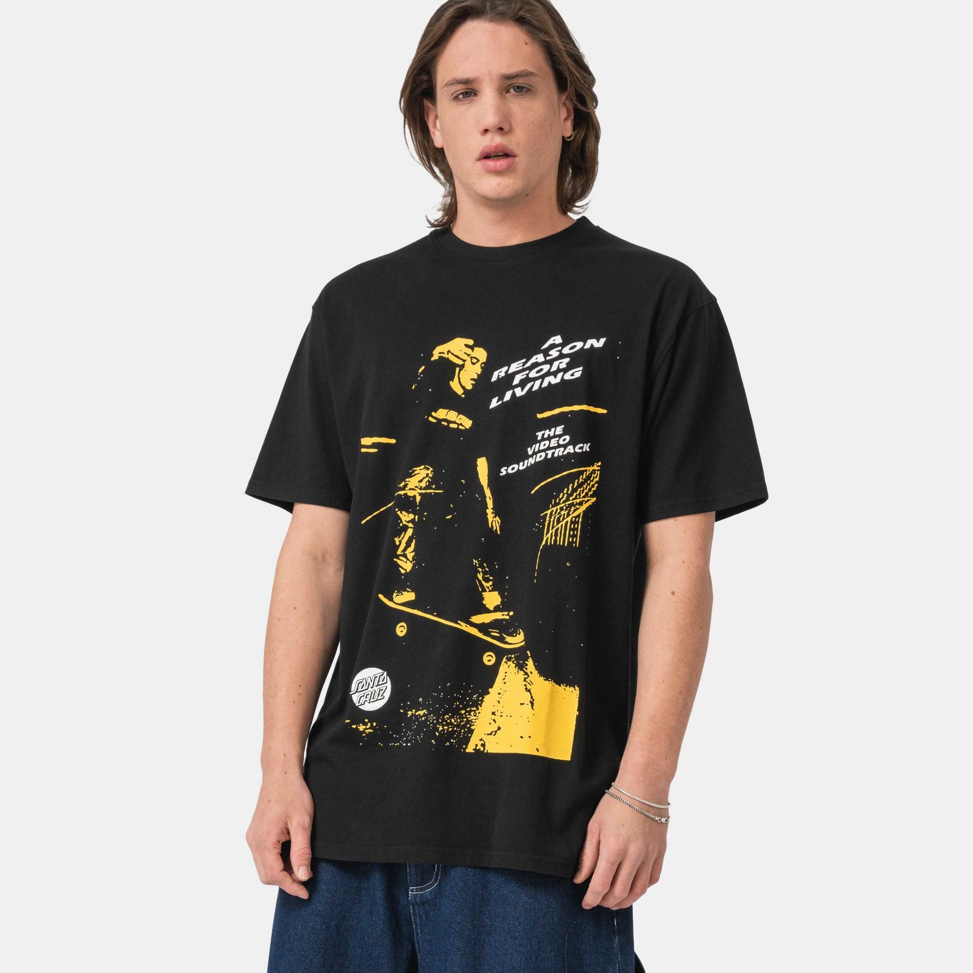 Santa Cruz Reason For Living Soundtrack T-Shirt Black