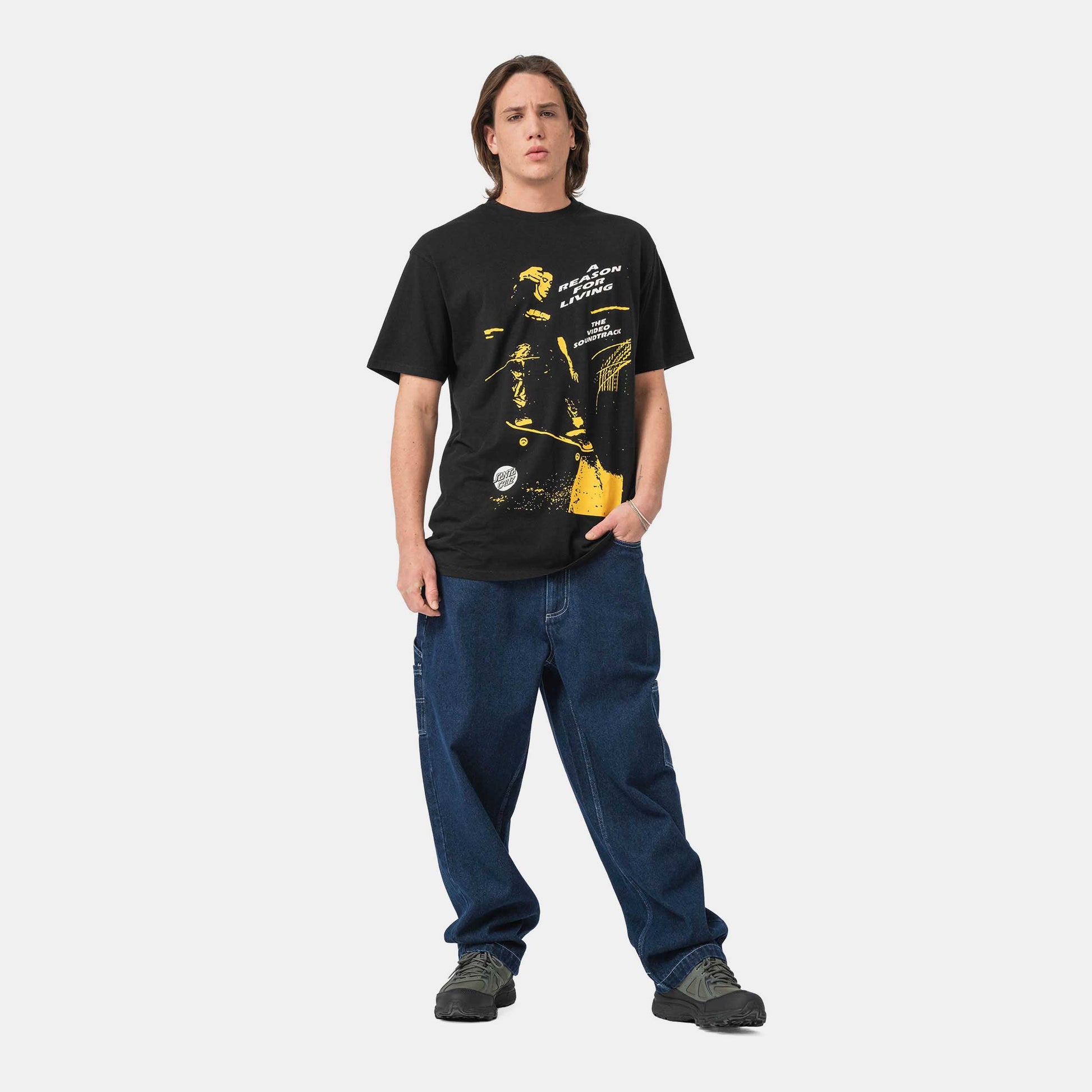 Santa Cruz Reason For Living Soundtrack T-Shirt Black