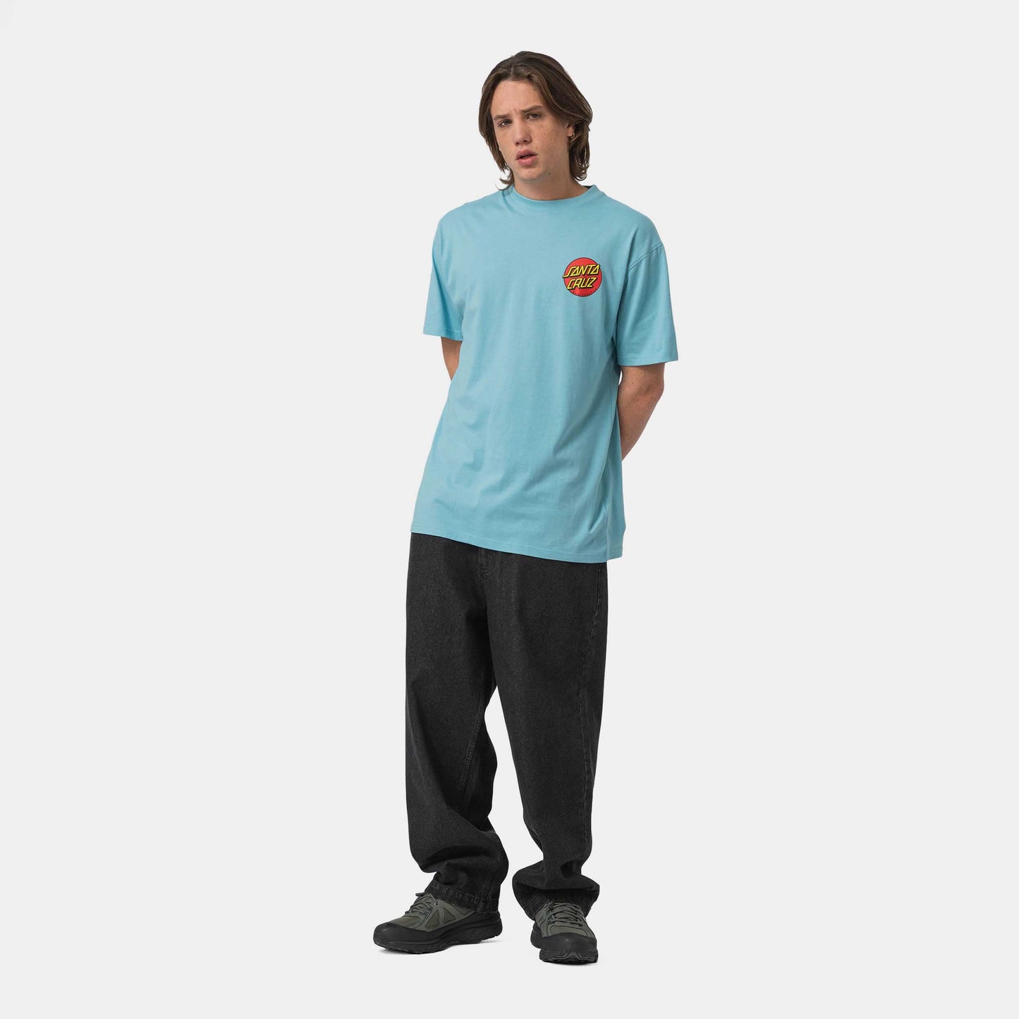Santa Cruz Classic Dot T-Shirt Norse Blue