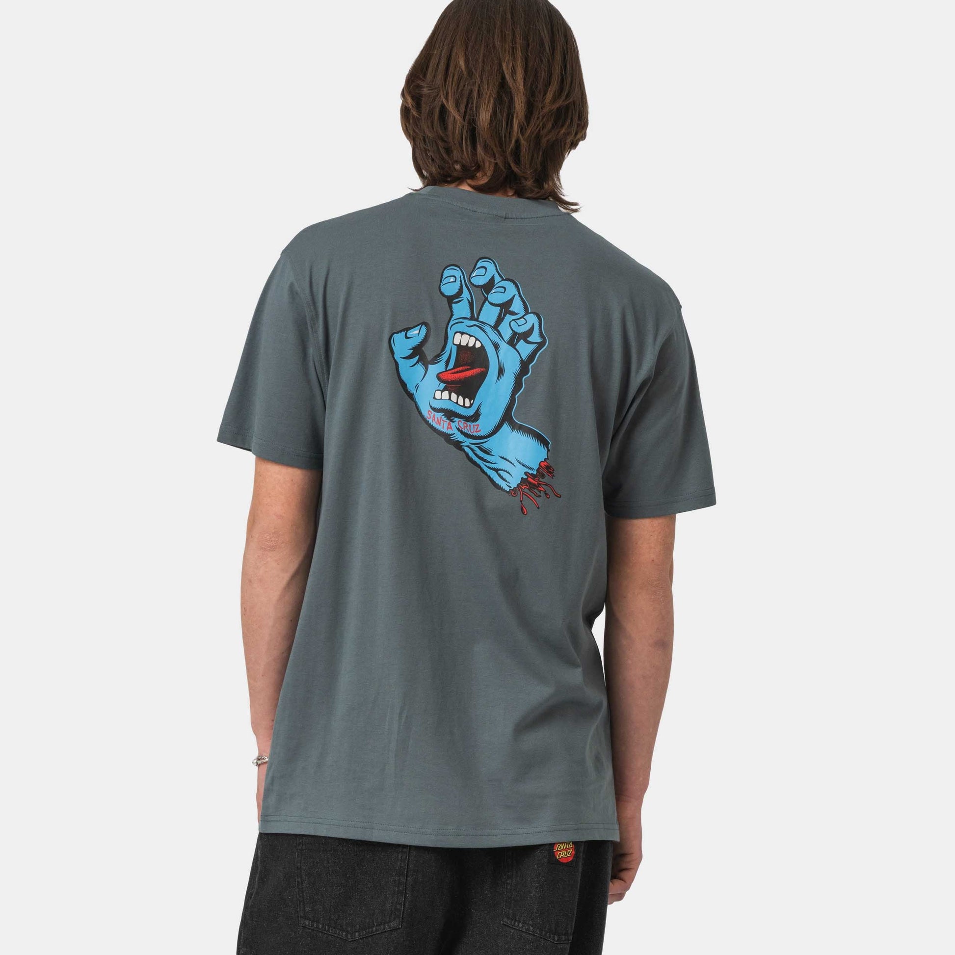 Santa Cruz Screaming Hand T-Shirt Storm Grey