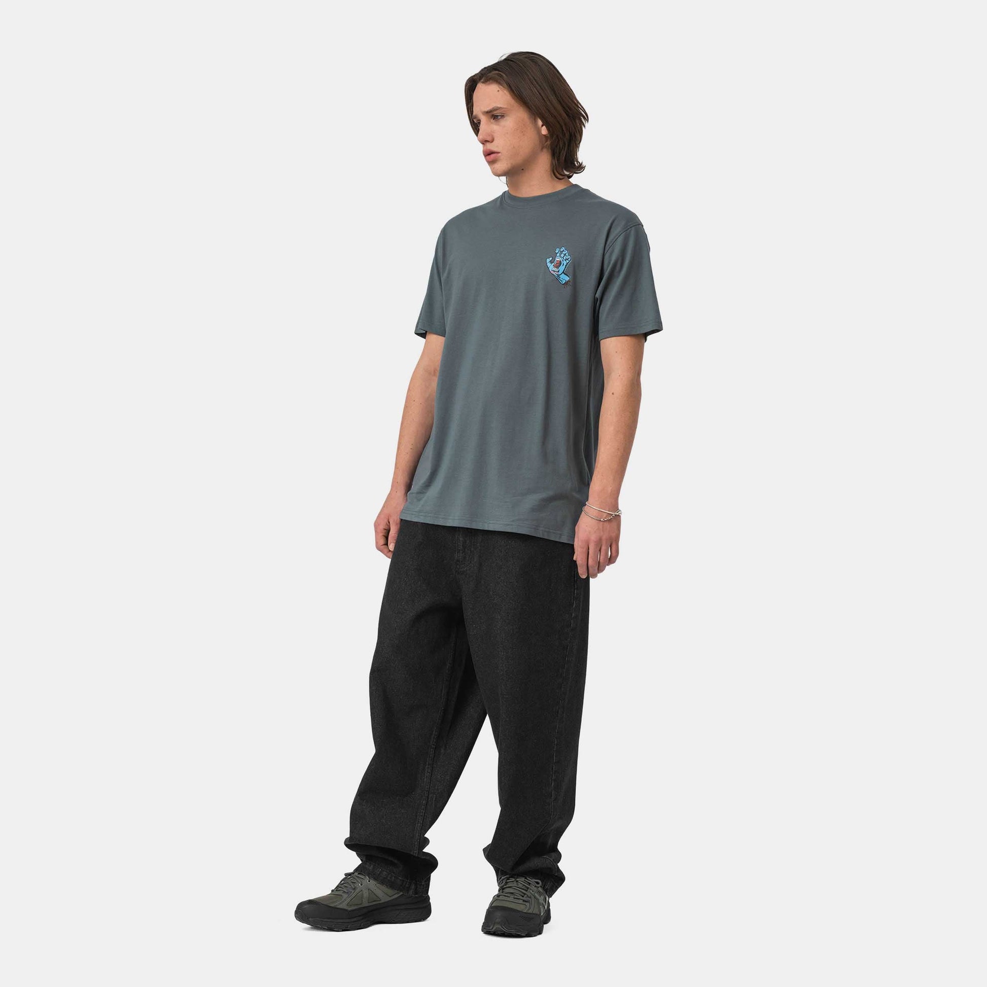 Santa Cruz Screaming Hand T-Shirt Storm Grey