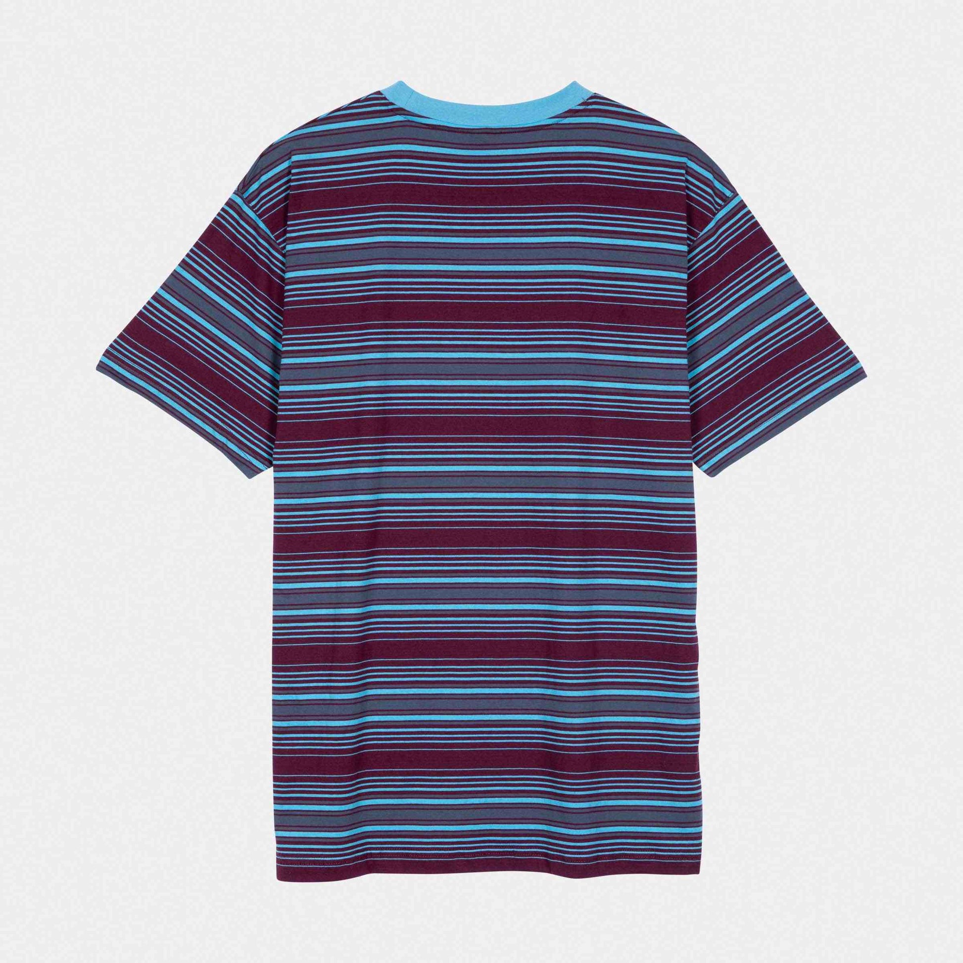 Santa Cruz Classic Strip Haze Stripe Custom T-Shirt Dark Cherry Stripe