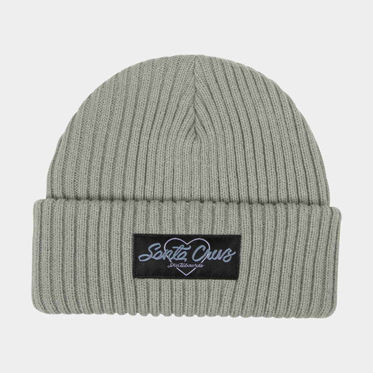 Santa Cruz Love Script Beanie Alpine Frost