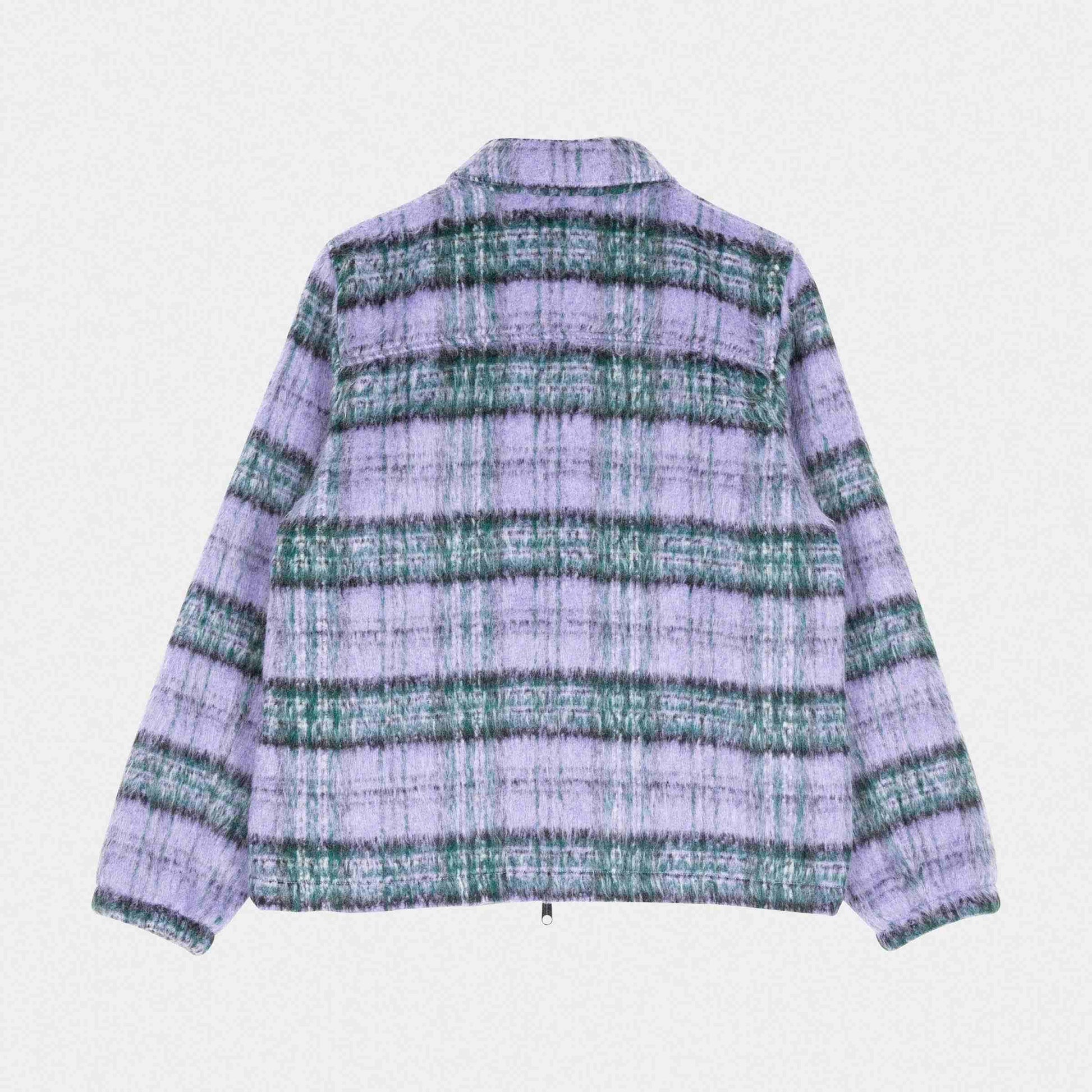 Santa Cruz Harbour Jacket Purple/Green Check