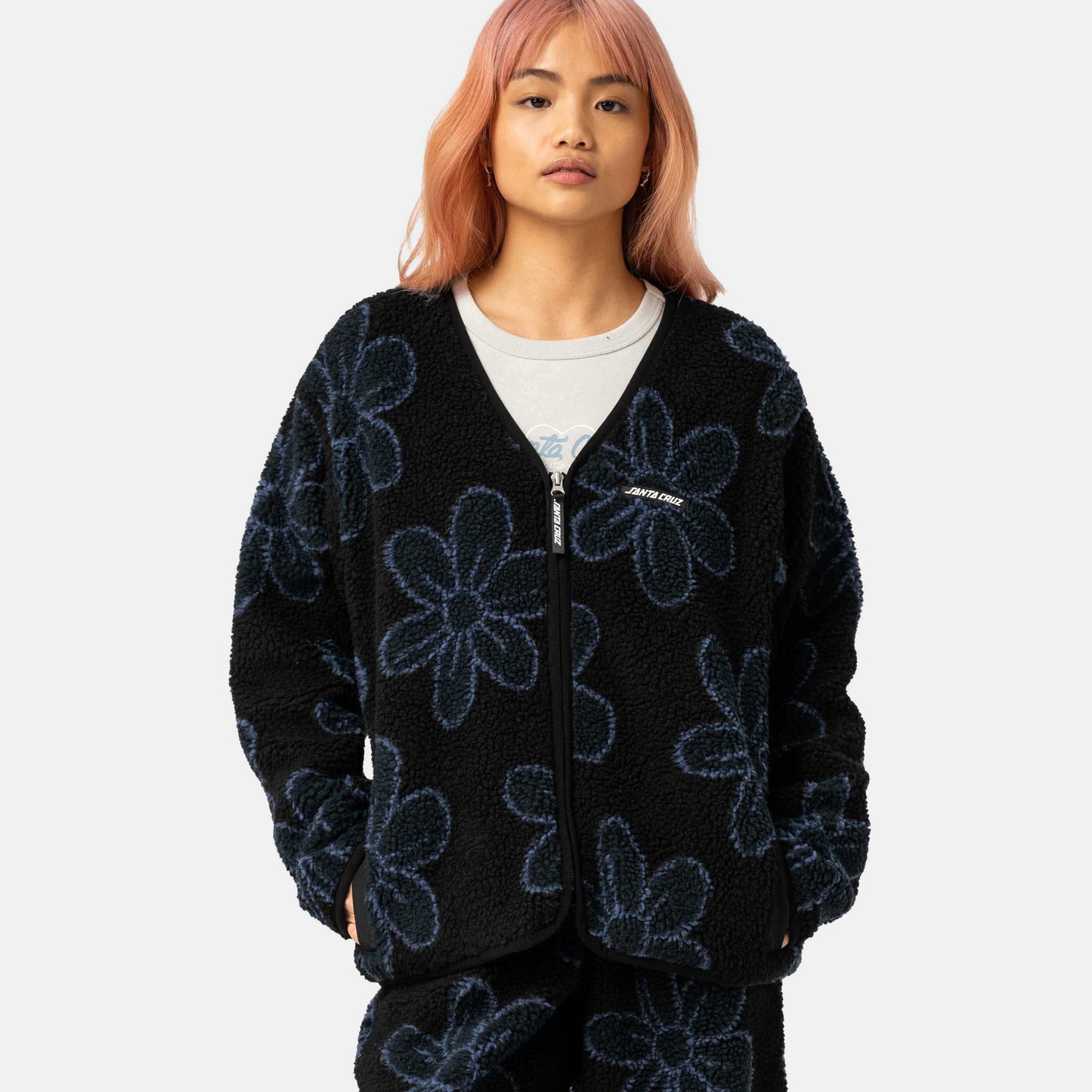 Santa Cruz Homebody Jacket Black Daisy
