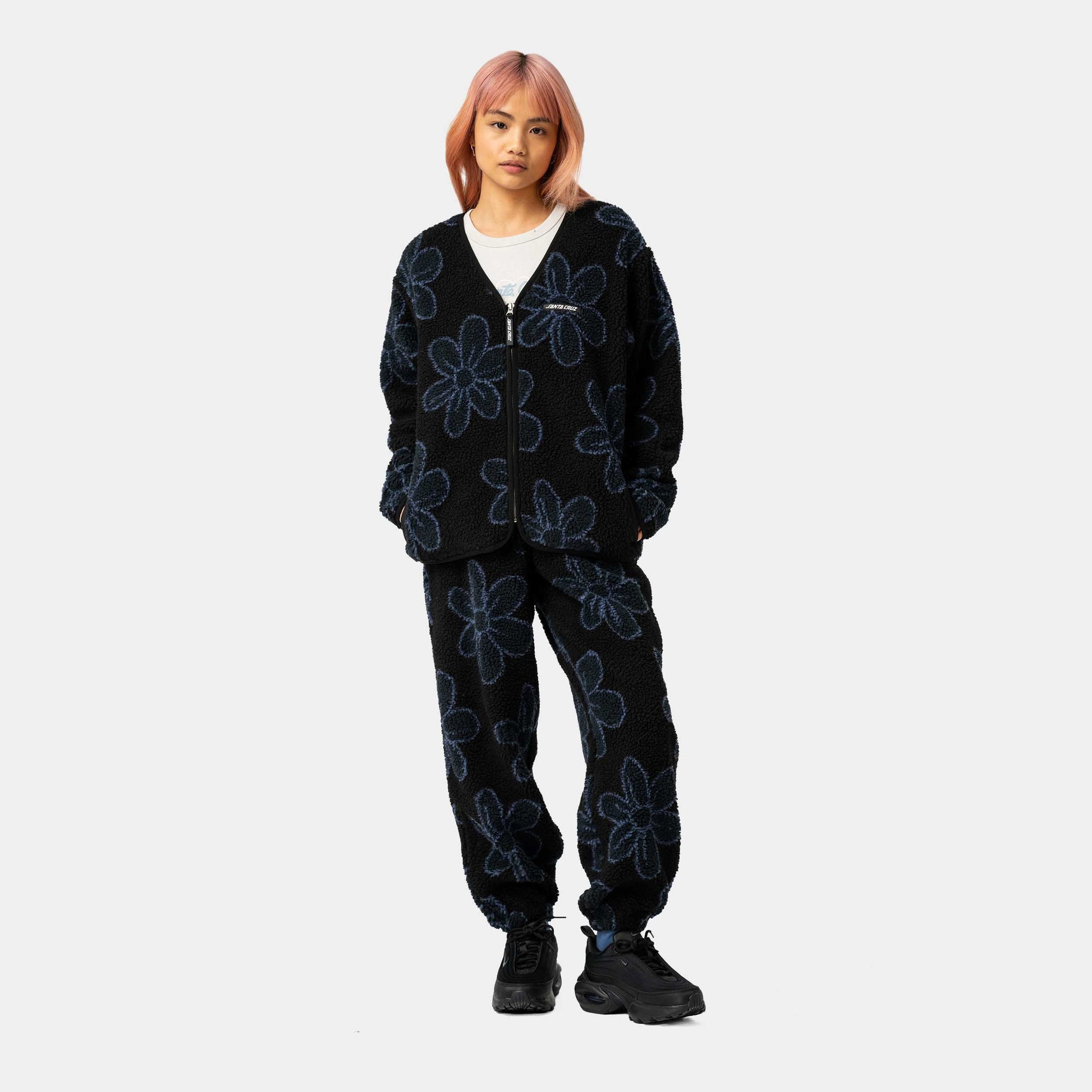 Santa Cruz Homebody Jacket Black Daisy