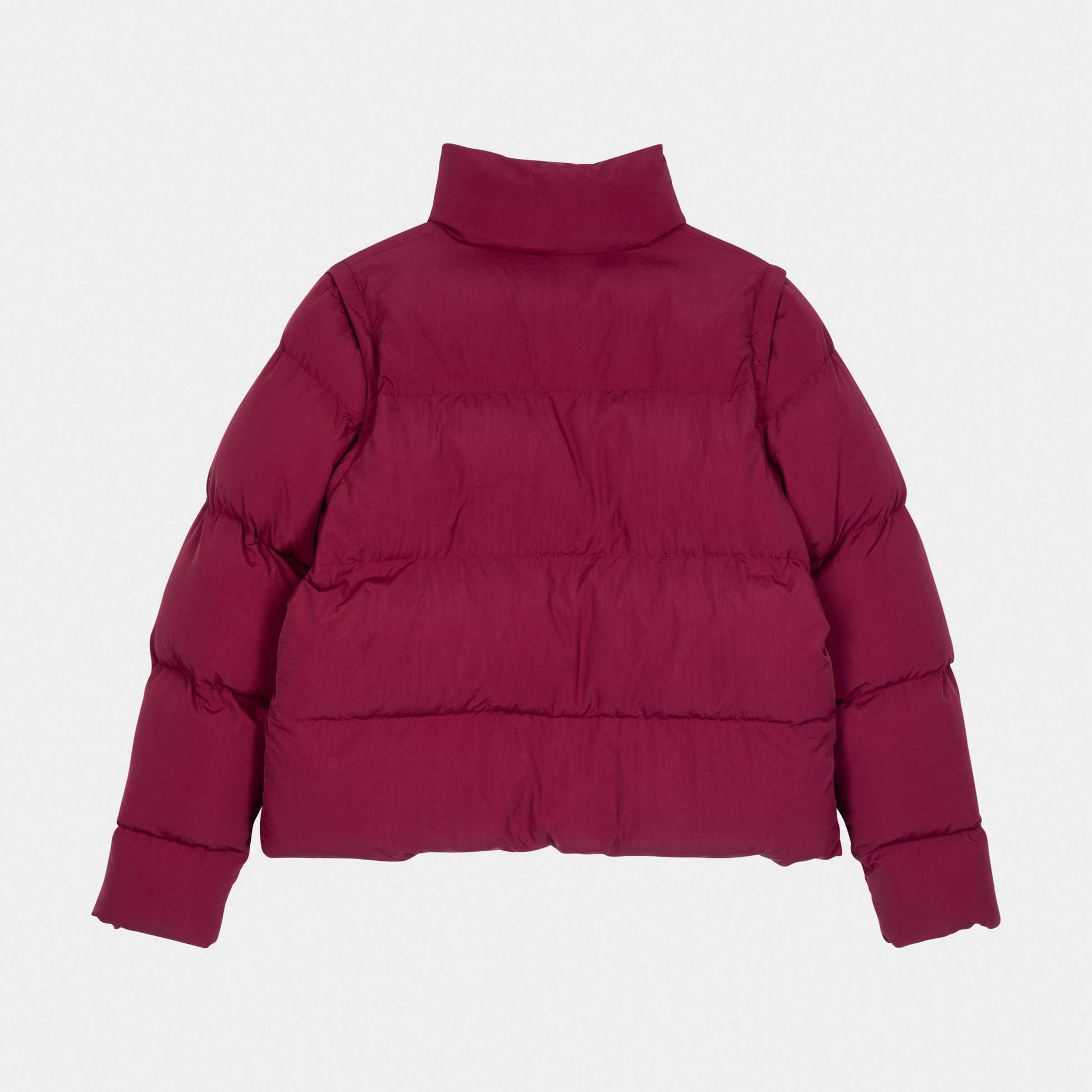 Santa Cruz Strip 2 in 1 Quilted Jacket Dark Cherry