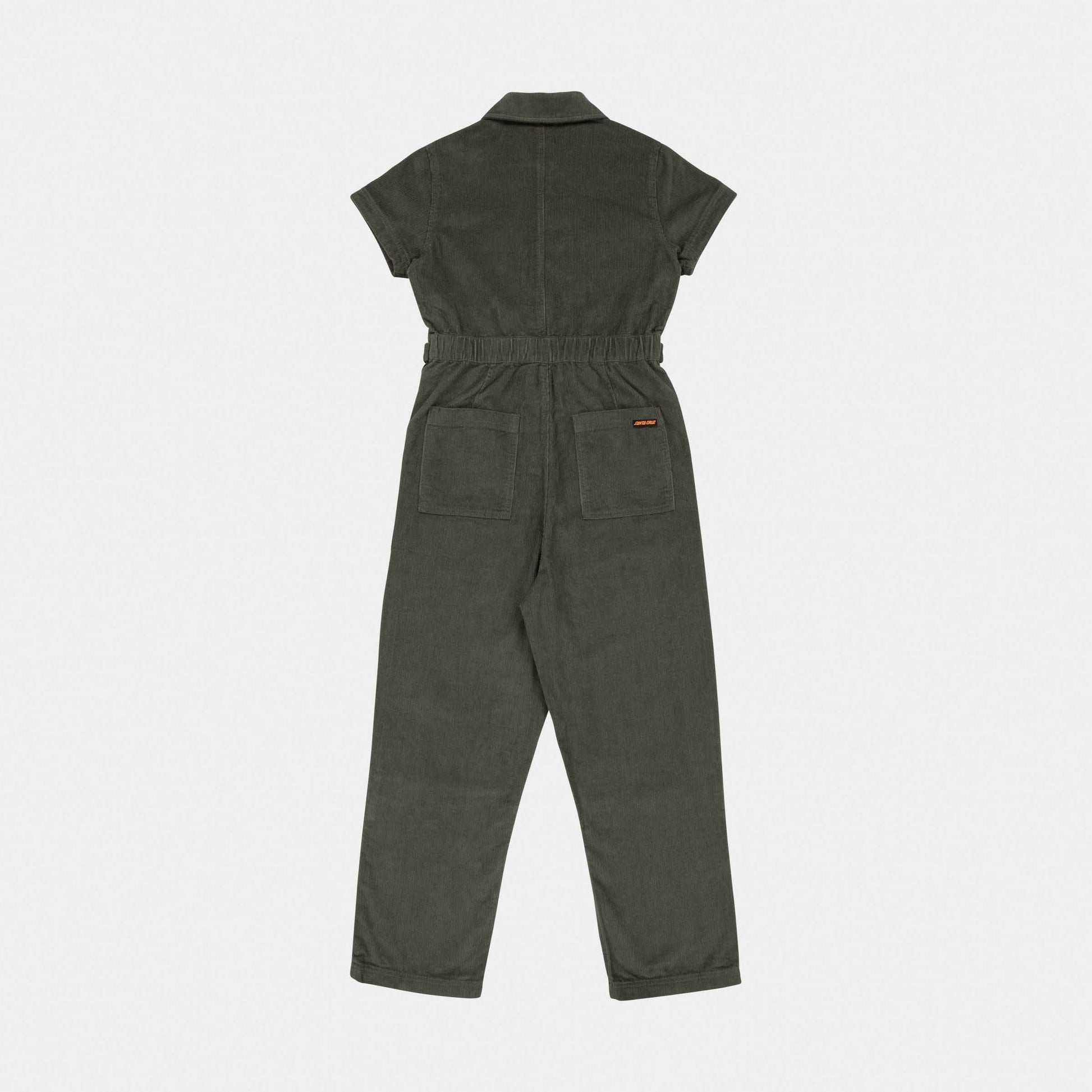 Santa Cruz Line Up Utility Jumpsuit Dark Moss