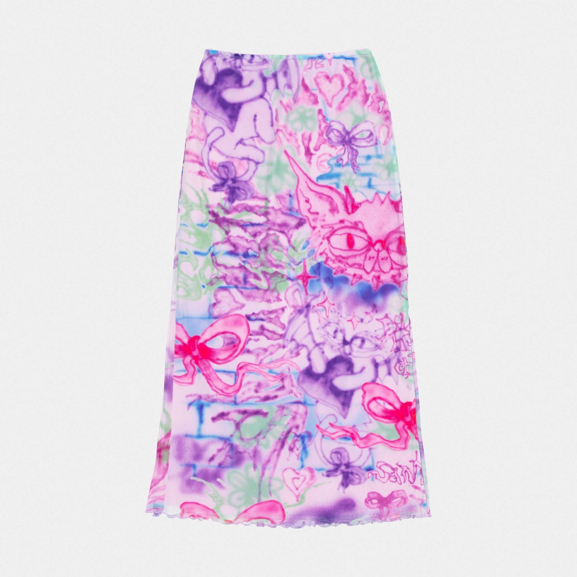 Santa Cruz Strip Digi Mesh Skirt Critter