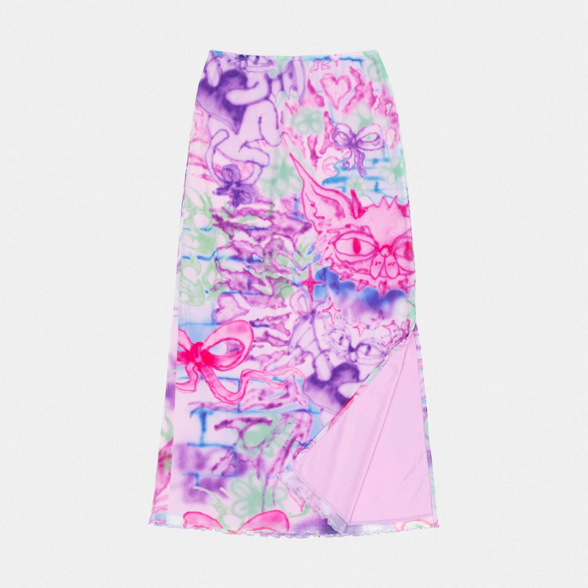 Santa Cruz Strip Digi Mesh Skirt Critter