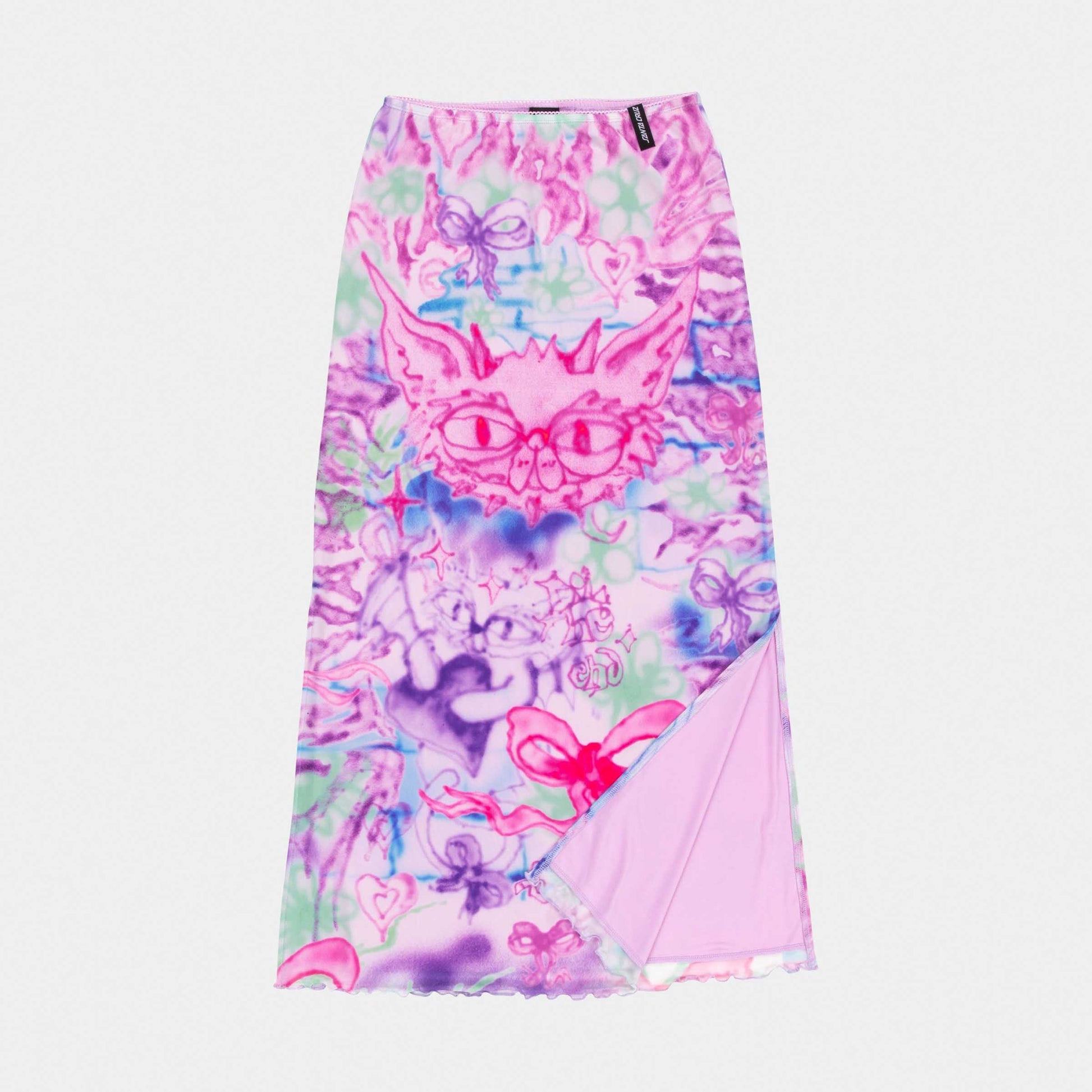 Santa Cruz Strip Digi Mesh Skirt Critter