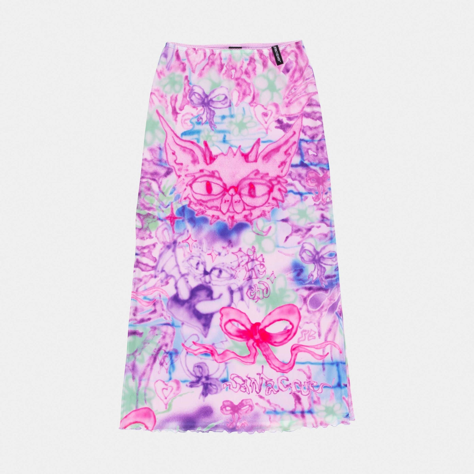 Santa Cruz Strip Digi Mesh Skirt Critter