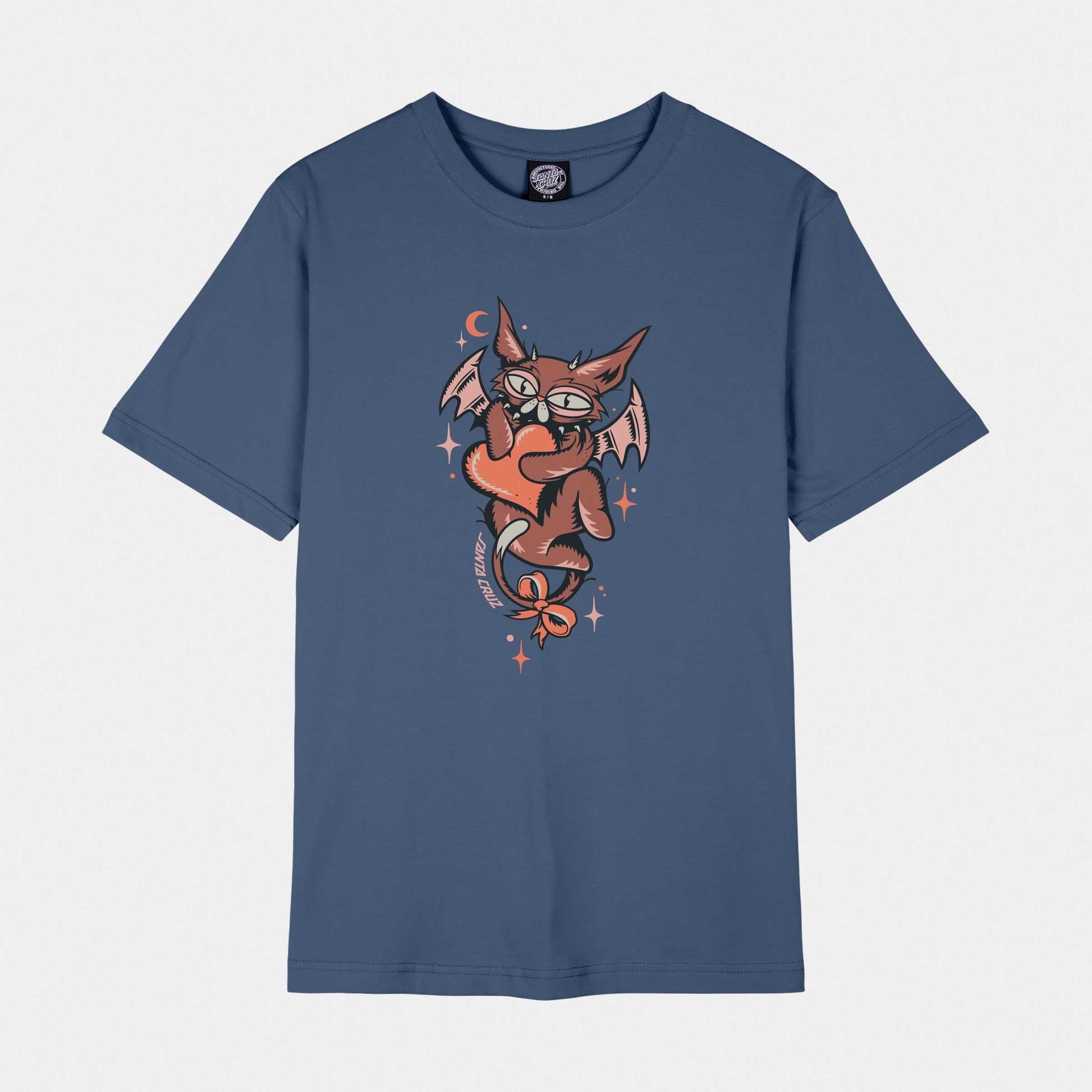 Santa Cruz Night Critter T-Shirt Heritage Blue