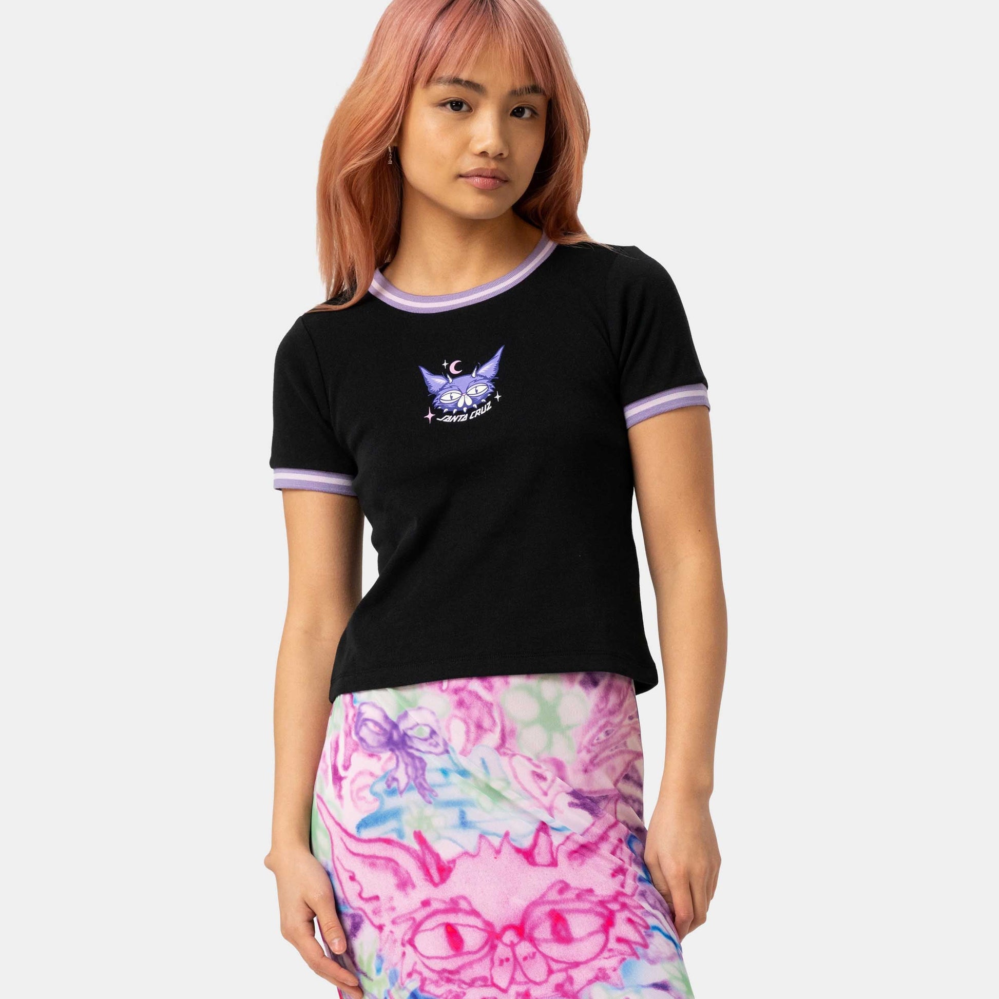 Santa Cruz Night Critter Mini T-Shirt Black