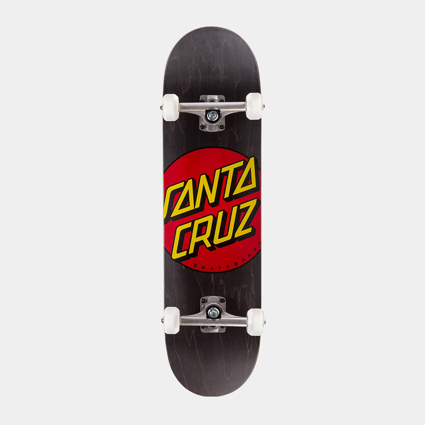 Santa Cruz Build at Home Complete - Classic Dot w Ricta Wheels 8.25in x 31.83in - Black