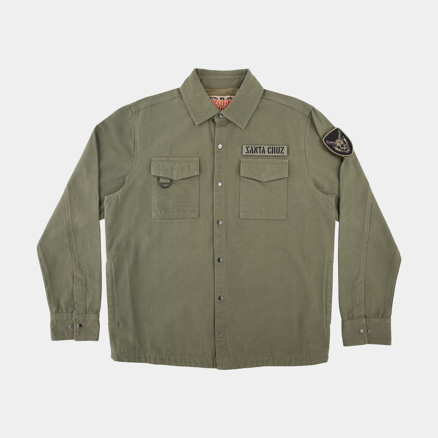 Santa Cruz Stranger Things Crawl Jacket - Army
