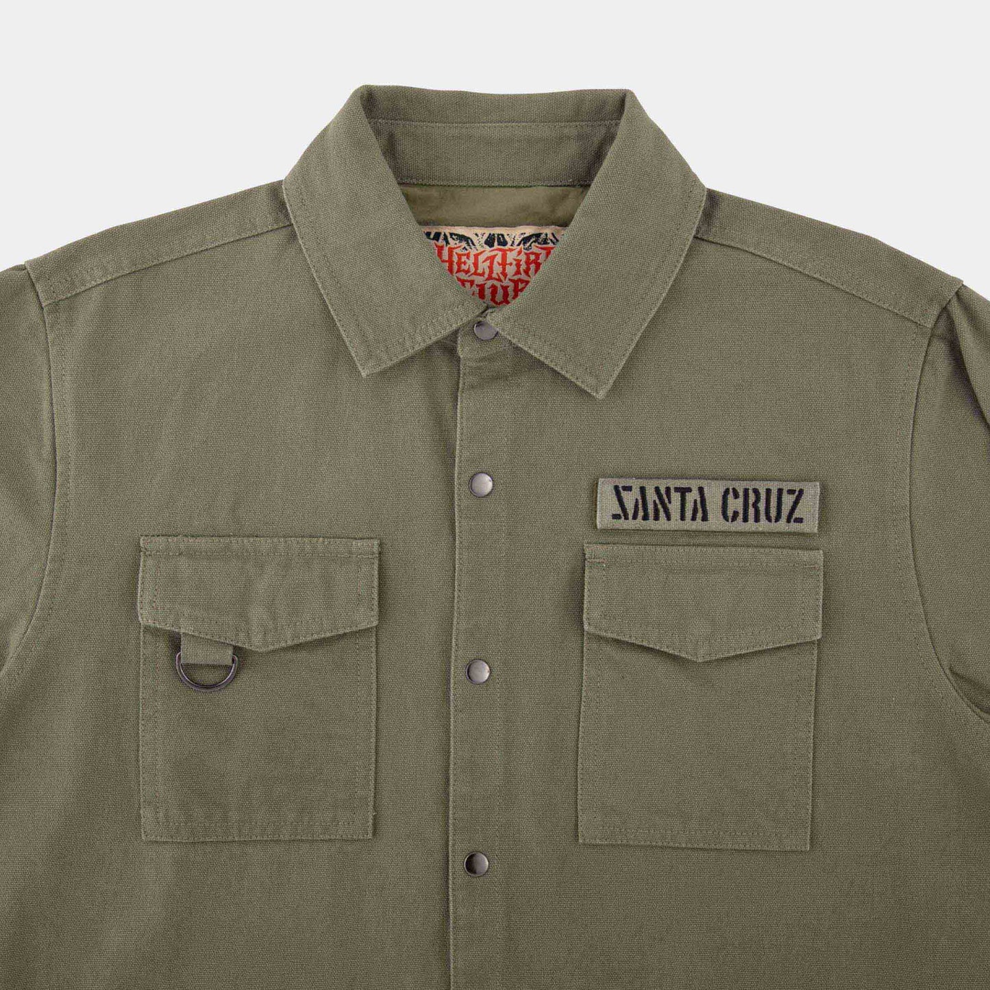 Santa Cruz Stranger Things Crawl Jacket - Army