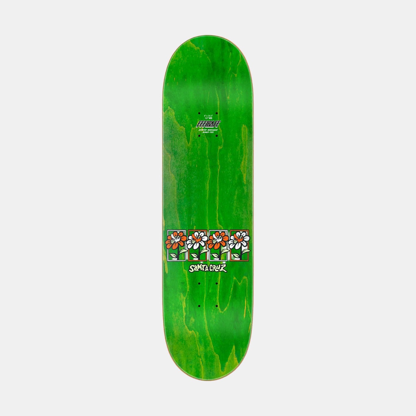 Delfino Flower Frame FB Skateboard Deck 8"