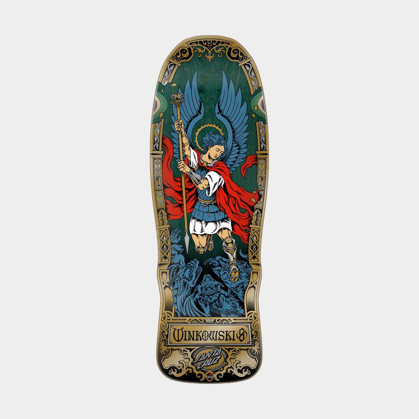 Santa Cruz Winkowski Archangel Pro Shaped Skateboard Deck 10.35in