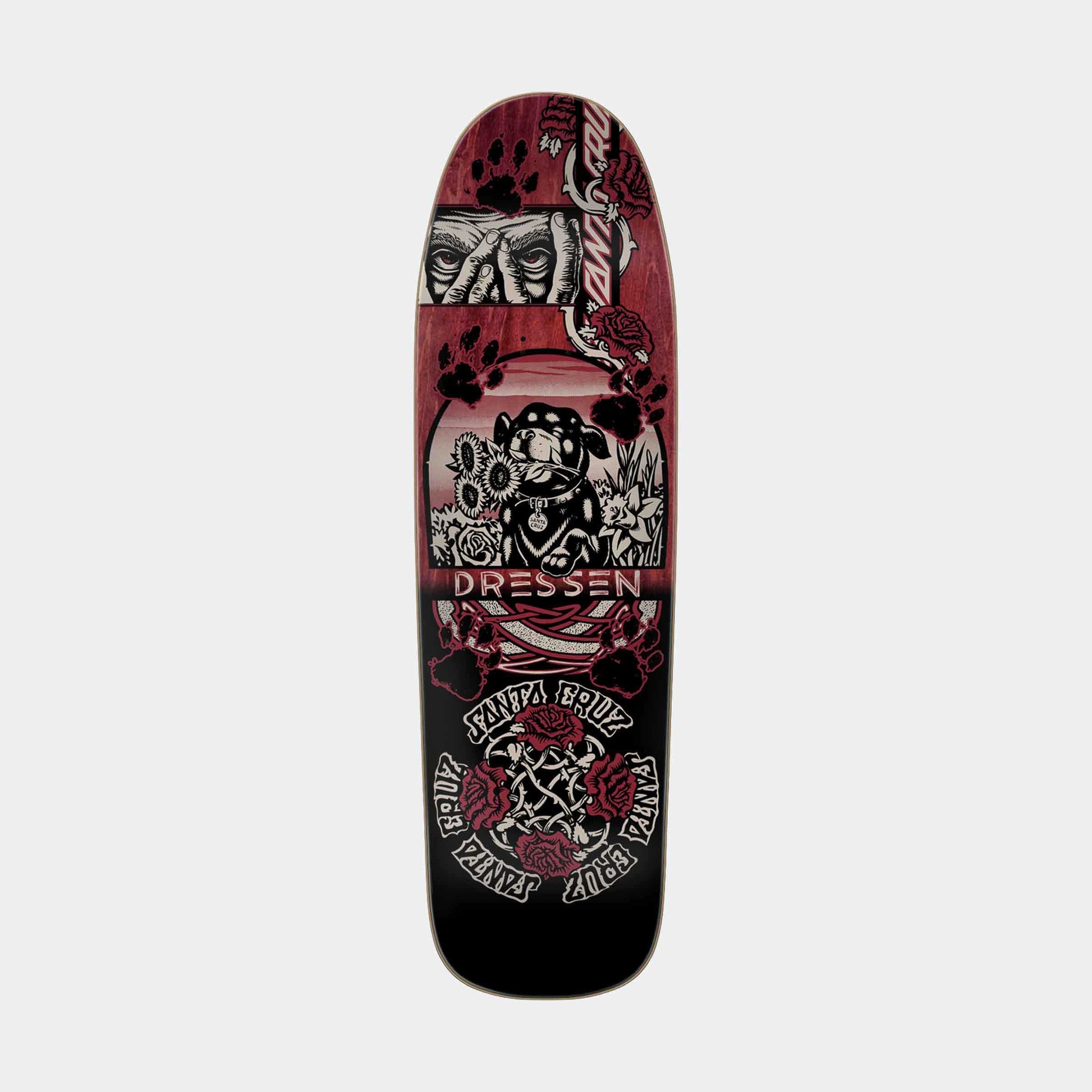 Santa Cruz Dressen Evo Pro Shaped Skateboard Deck 9.3in