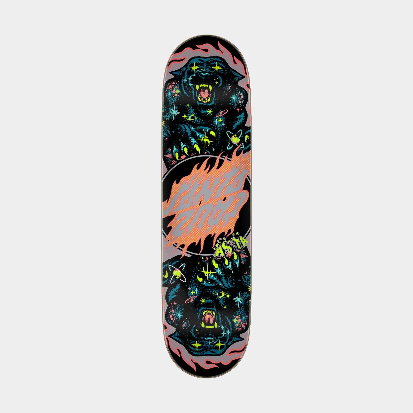 Santa Cruz Asta Cosmic Twin Pro Skateboard Deck 8.2in