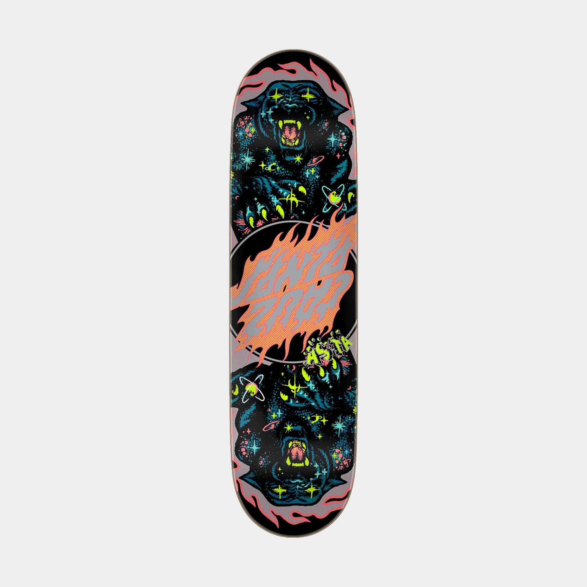 Santa Cruz Asta Cosmic Twin Pro Skateboard Deck 8.2in