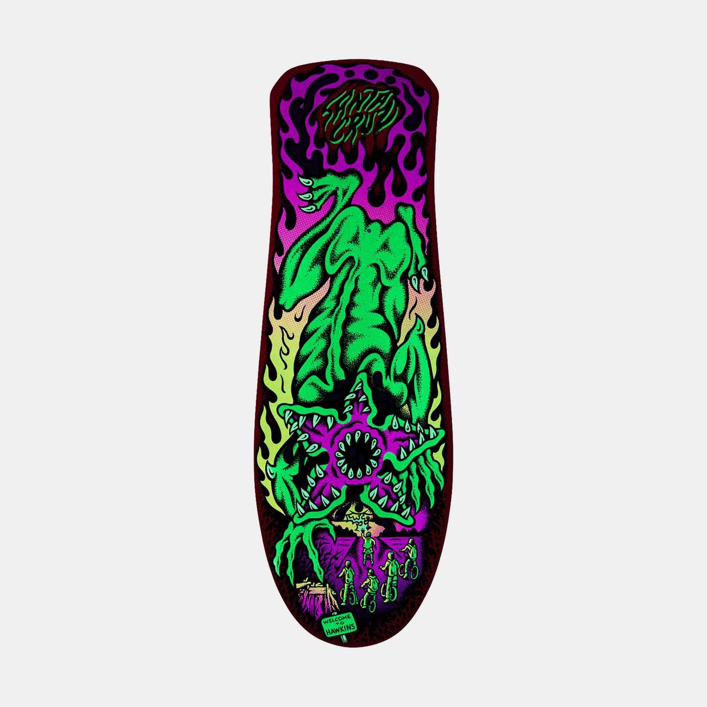 Stranger Things Demogorgon Skateboard Deck 31.1 in x 10.1in